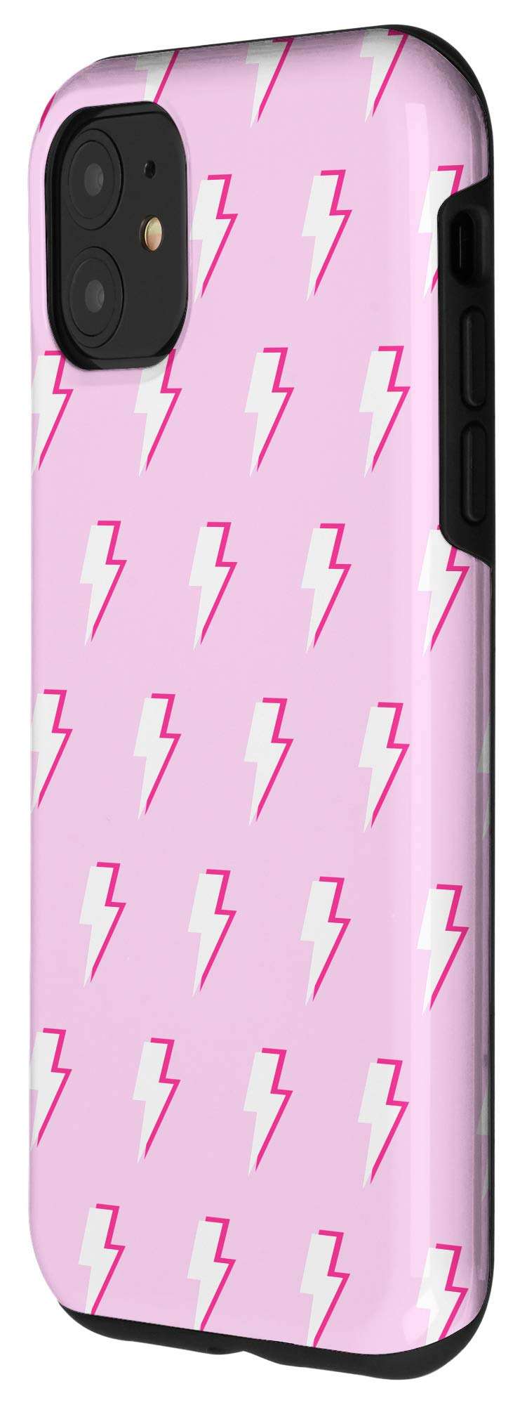 iPhone 11 Lightning Bolt Pink Women Pattern Cute Trendy Phone Case 2