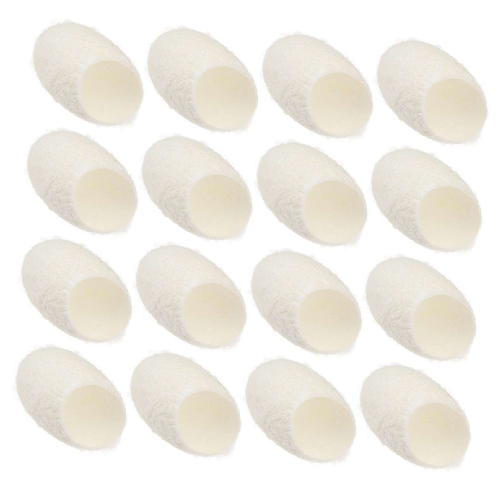 Generic 100pcs Silkworm Silk Exfoliator Exfoliatir Exfoliating Wipes Remover Face Steamer Oil Cleansers for Face Cotton Face Pads Face Skincare Worms Green Tea Deep Cleanse White 1