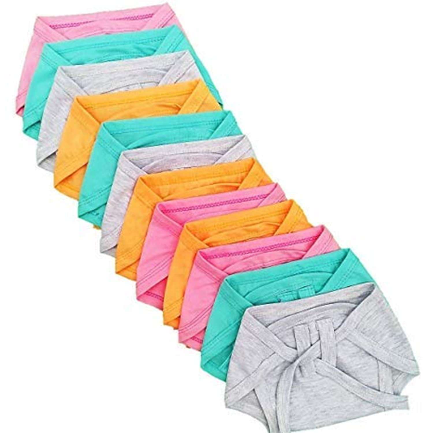 TEDDYIFY Langot for New Born Baby, Washable, Reusable, Cotton Cloth, U-Shape Essential for Newborn (U- Shape Hosiery Cotton Plain)