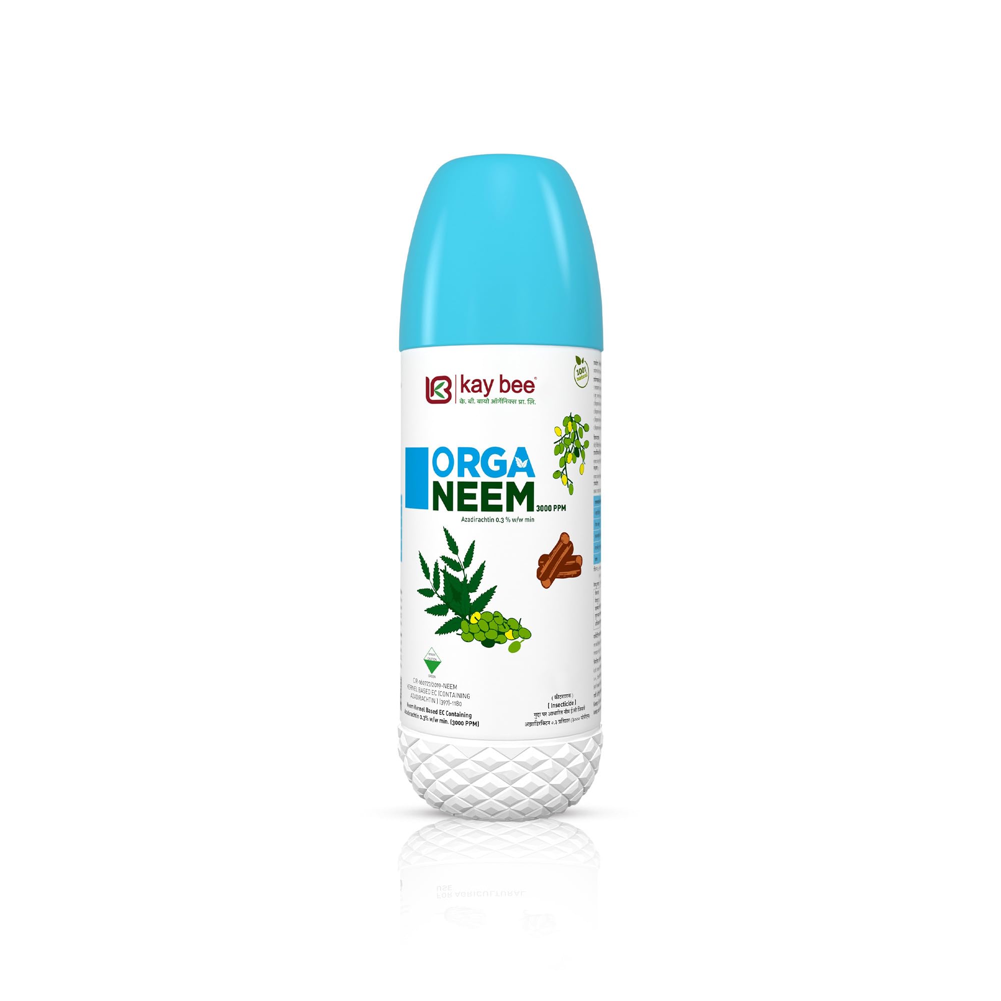 Kay Bee Organeem 3000 PPM | Water Soluble Neem Oil for Plant Care | Cold-Pressed Neem Oil for plant Growth | Useful for Indoor & Outdoor Plants, Flowers & Home Gardening - 5 Litre 1