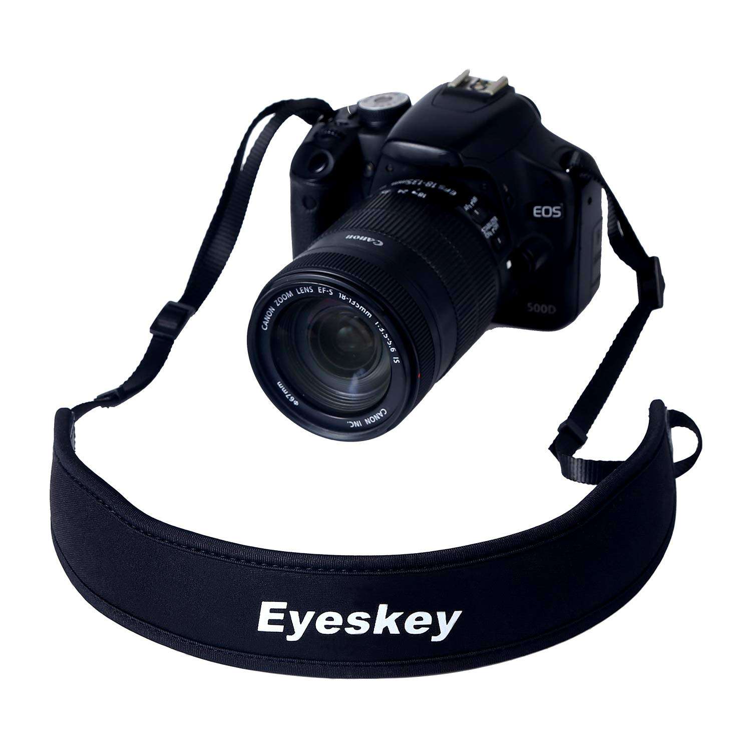 Eyeskey Soft Black Universal Camera/Binoculars Shoulder Strap Neck Belt, Comfortable and Stylish 4