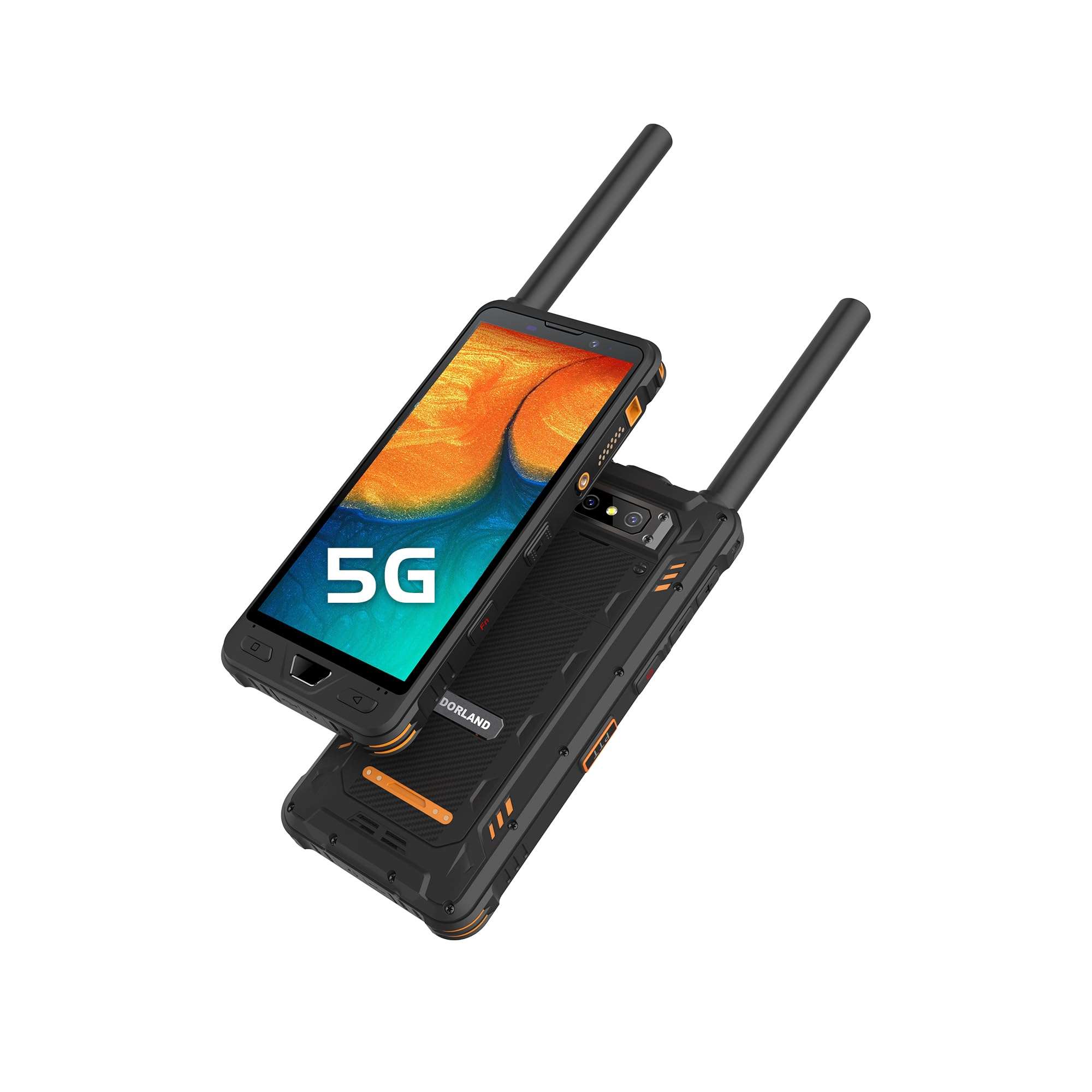 DORLAND Xtalki06_5G Android 11 Smartphones,Satellite Phones,Intrinsically Safe Phones,8000mAh Explosion-Proof Battery,Rugged Cell Phone Walkie Talkie,6" Large Screen| 6GB+256GB|NFC|Fingerprint Unlock