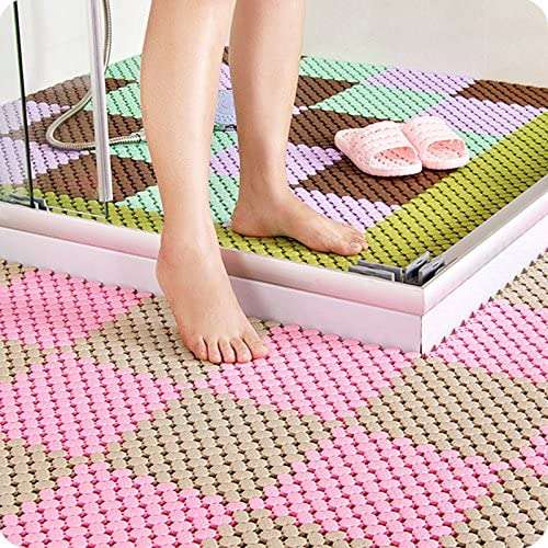 WorldCare® C : Removable Bathroom Non-Slip Pad Massage For Stitching Anti Slip Shower Bathroom Kitchen Accessories 3