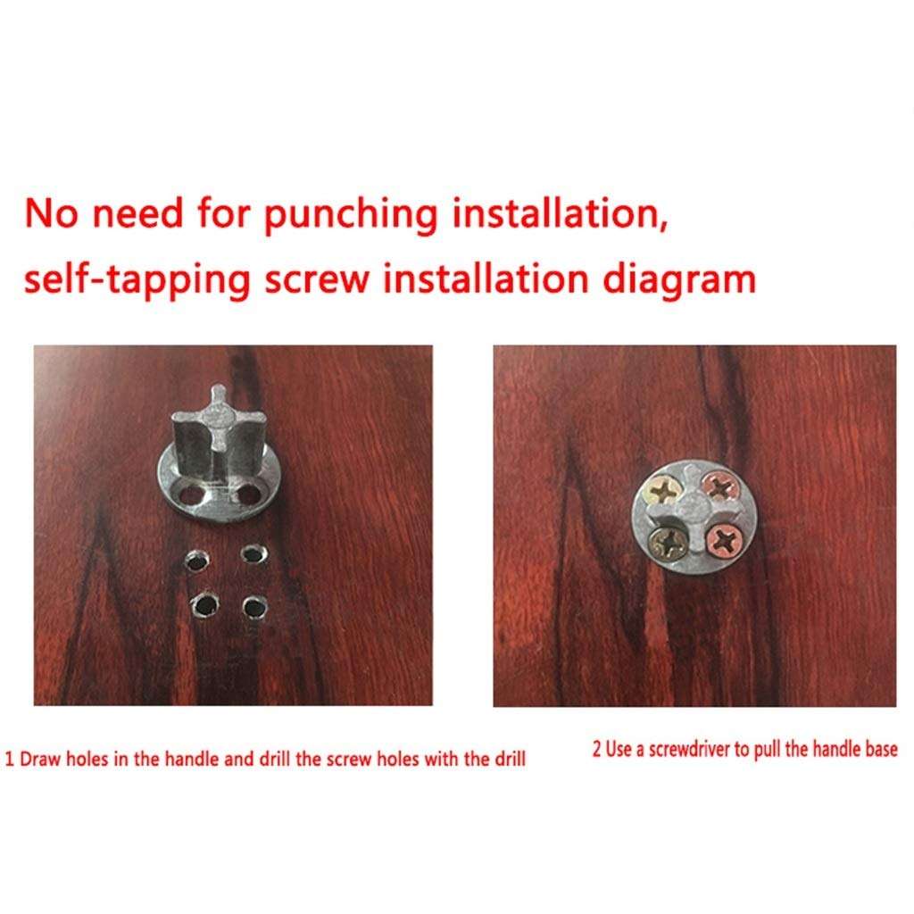 Metal Door Lever, Door Handle, Sliding Doors Aluminum Alloy Doors And Windows Door Hardware Accessories (Color : Silver) 5