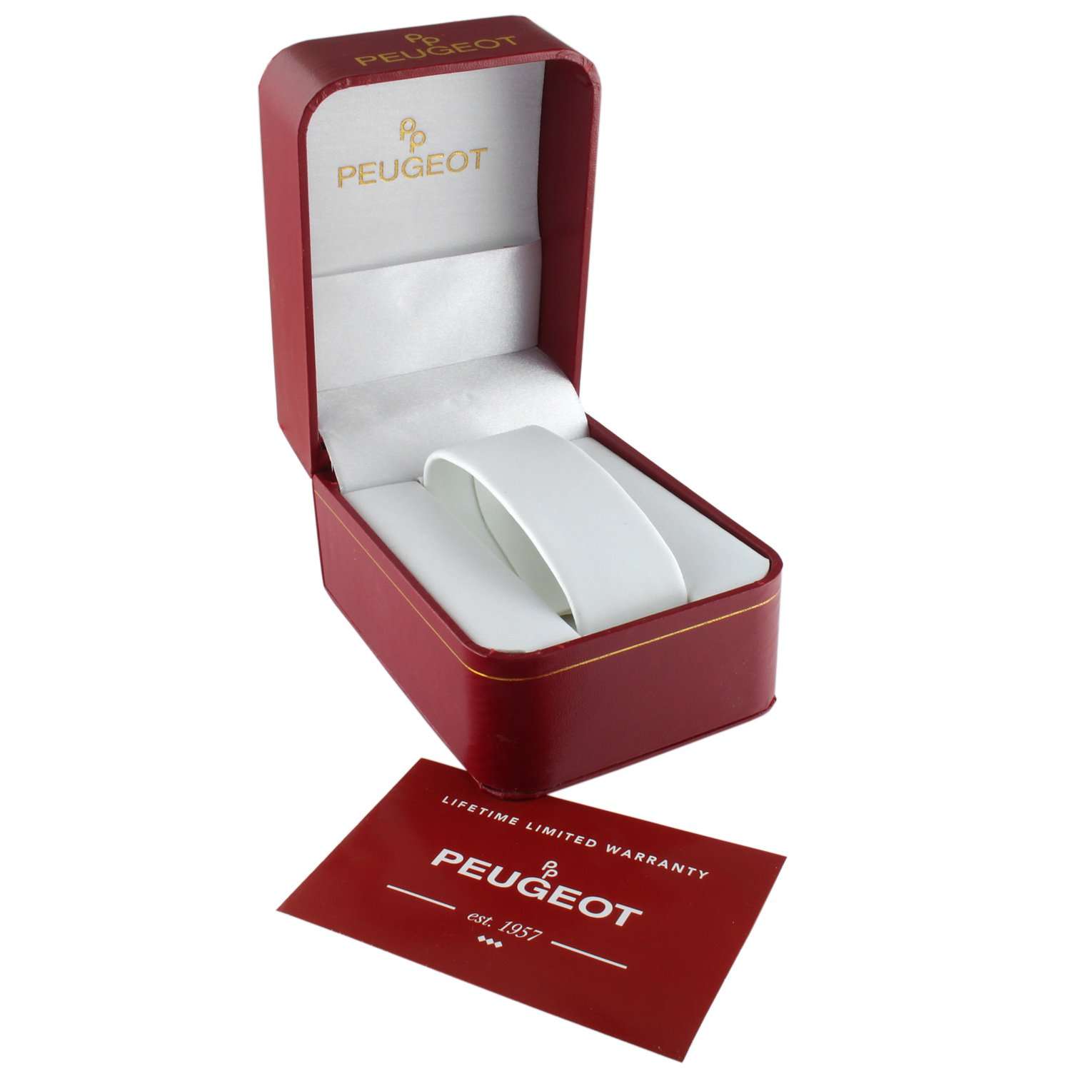 Peugeot Men's Stainless Steel Slim Case Watch with Mesh Band - Blue Dial 6