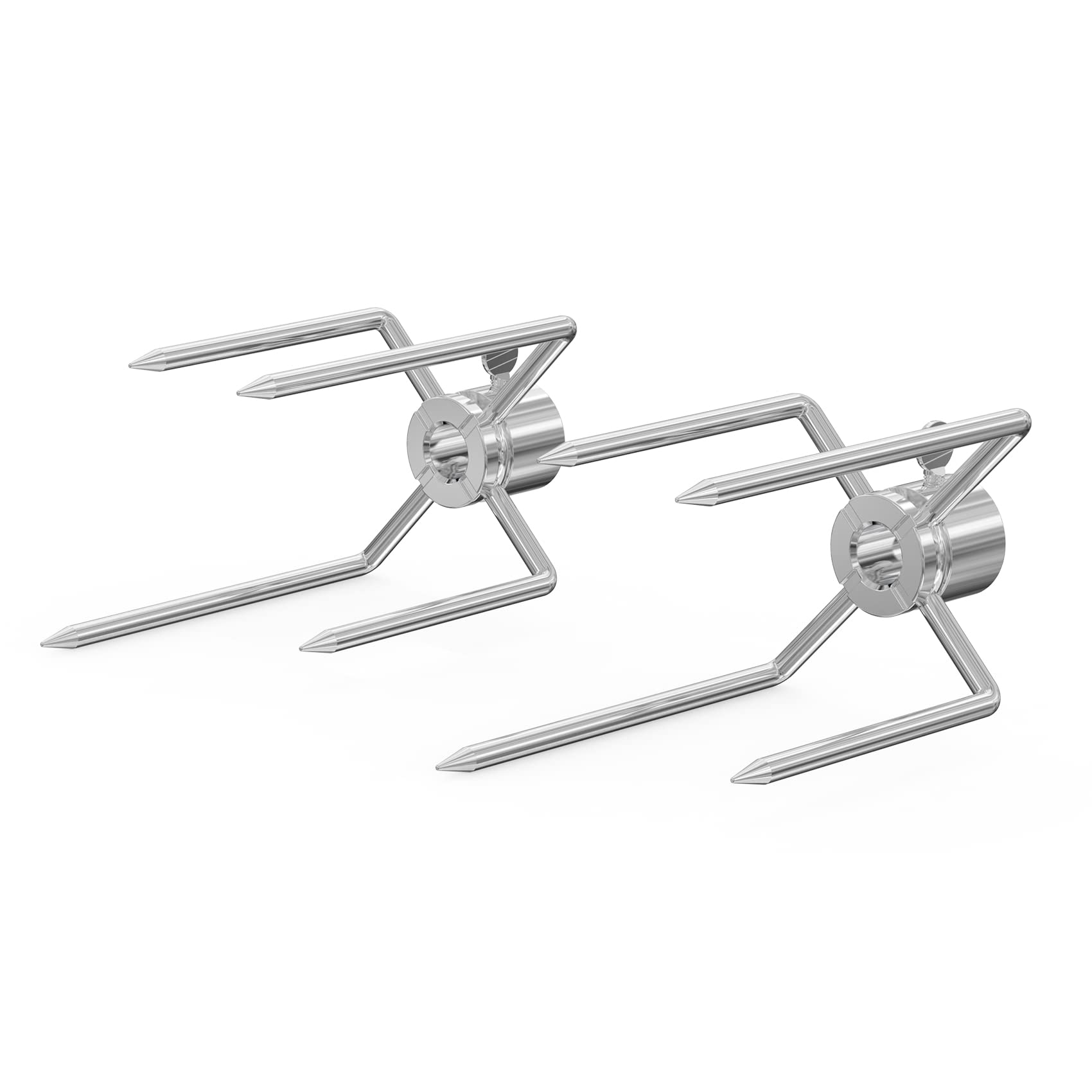 onlyfire Universal Rotisserie Kit 32”- 42” x 5/16” Square Spit Rod for Use with 2 to 4 Burners Gas Grill 5