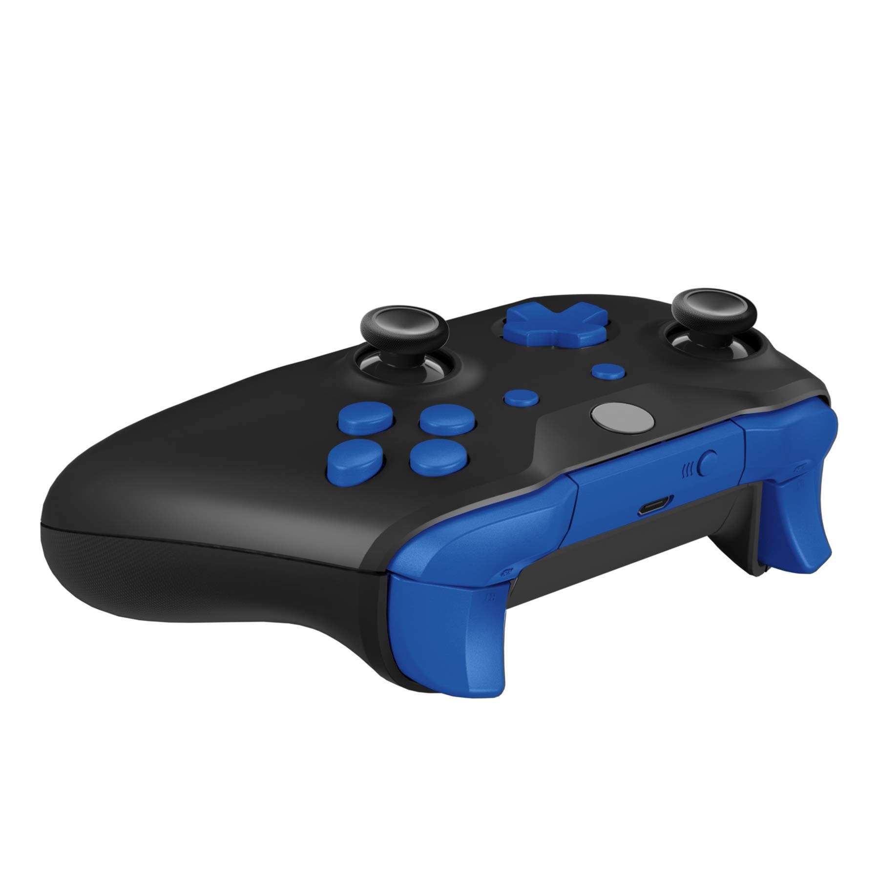 eXtremeRate LB RB LT RT Bumpers Triggers D-Pad ABXY Start Back Sync Buttons, Blue Full Set Buttons Repair Kits with Tools for Xbox One S & Xbox One X Controller (Model 1708) 6