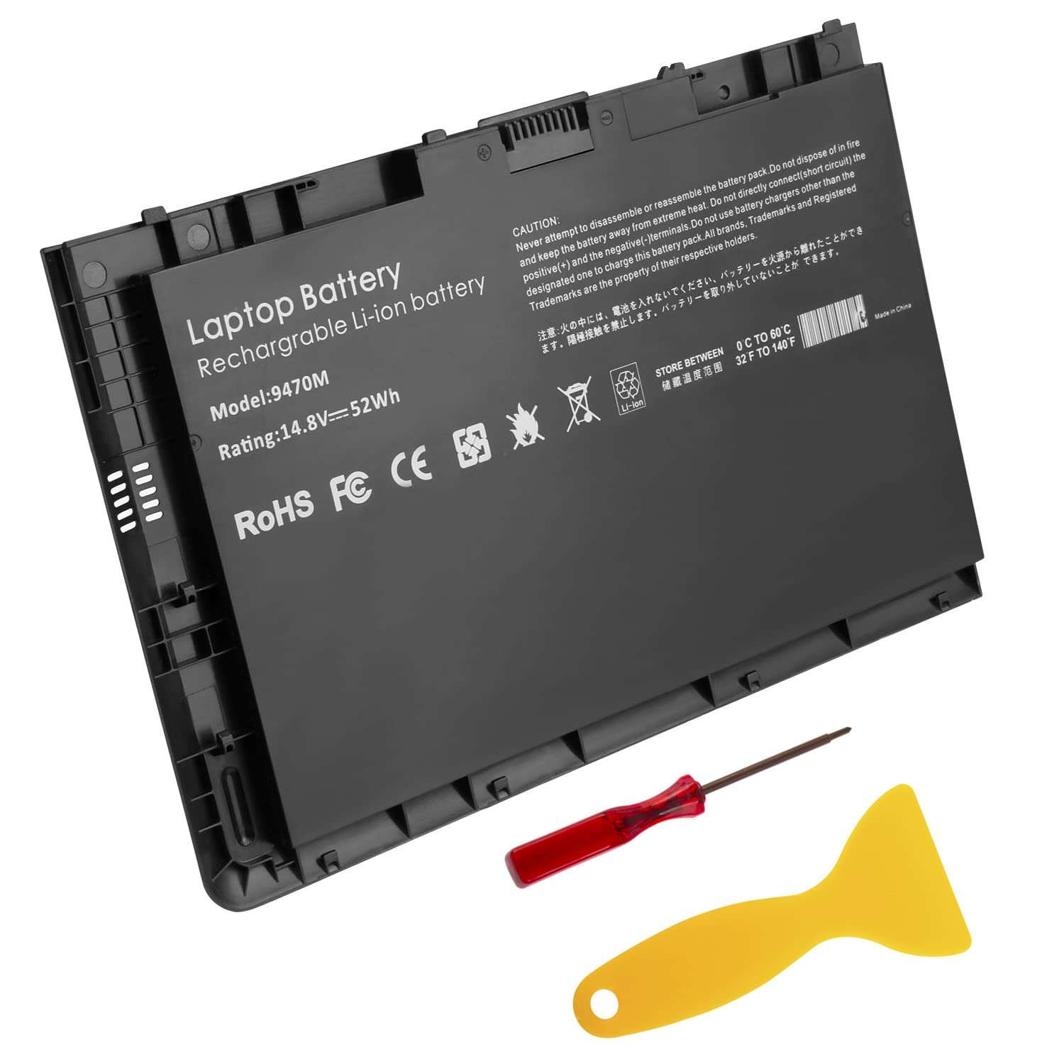 TREE.NB BT04XL Laptop Battery for HP EliteBook Folio 9470 9480 9470M 9480M Ultrabook Series H4Q47AA HSTNN-IB3Z HSTNN-I10C BT04 BA06 BA06XL MC04 687945-001 687517-171 1