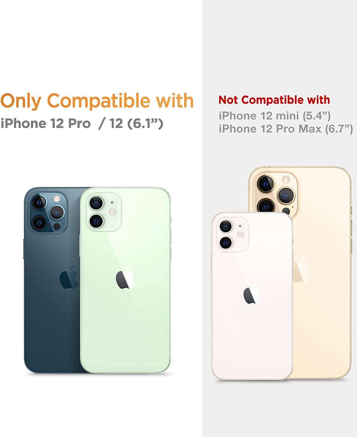 iPhone 12/12 Pro 6.1 inch Case, Clear Flower Design Soft & Flexible TPU Ultra-Thin Shockproof Transparent Bumper Protective Floral Cover Case for iPhone 12/12 Pro 2020 (6.1 inch) (Red-White) 2