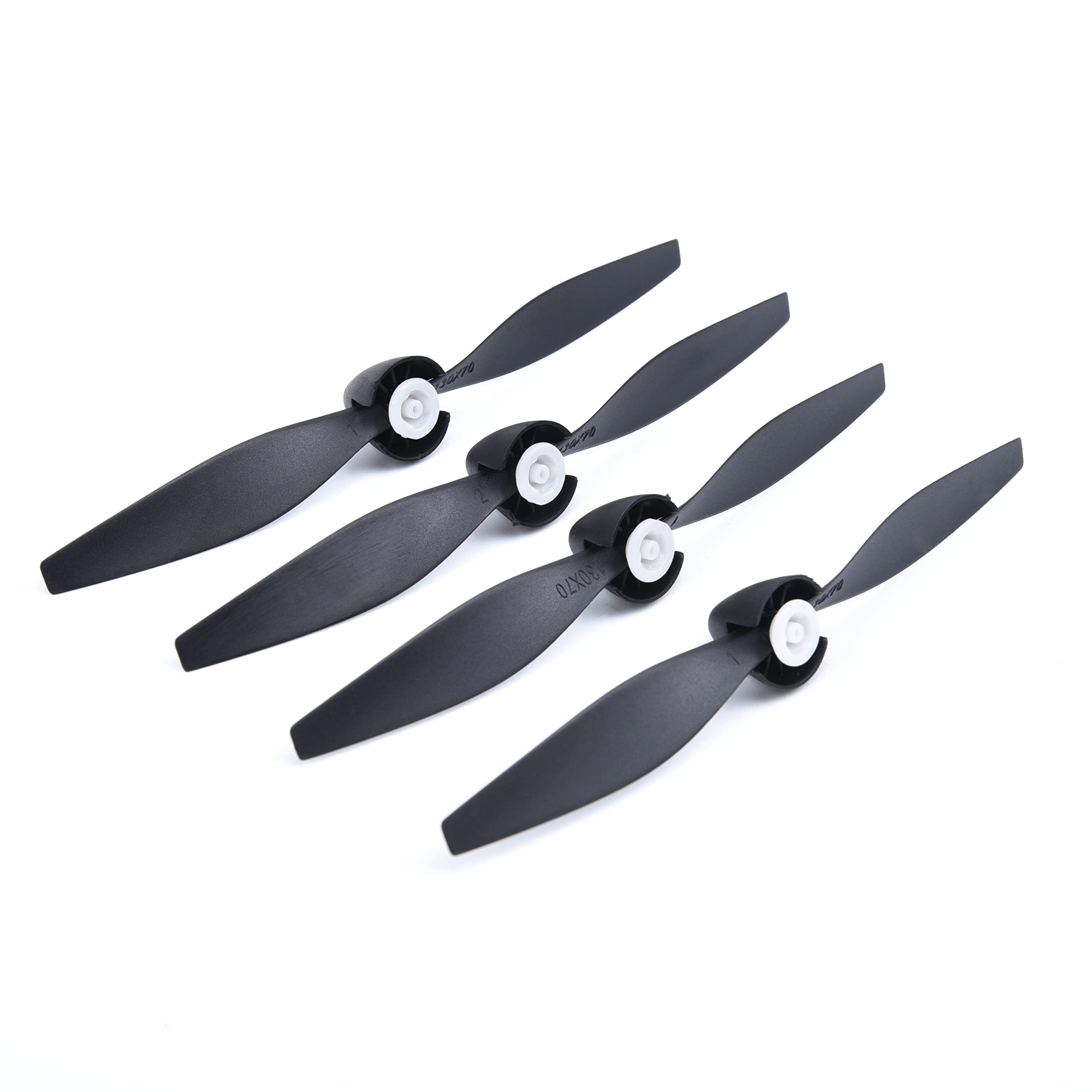 YoungRC RC Spare Propellers with Propeller Savers and Adapters RC Airplane Propellers for TR-C385 4 Channel TR-C285G RC Airplane(4PCS)