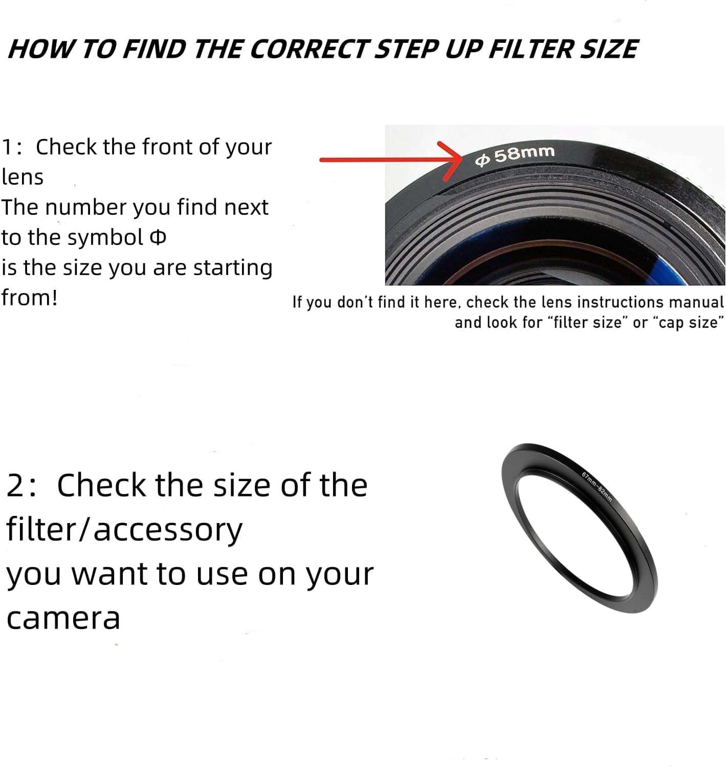 YLLXZQ Step-up Adapter Rings,49mm to 43mm Step Up Ring,Step-Down Rings Filter Ring Adapter,for All Brands of DSLR Camera Lens UV ND CPL Stepping Rings Step Down Rings Filter Adapter 5