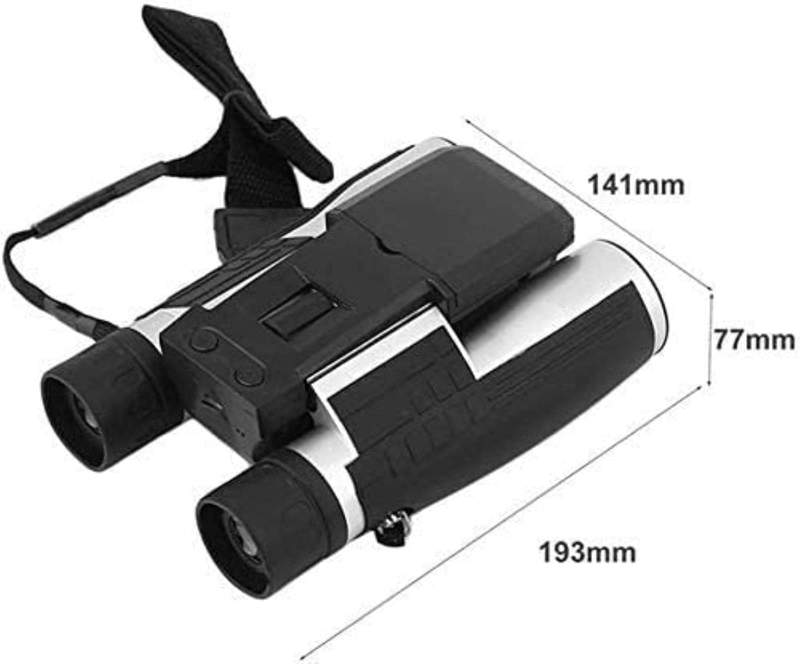 Binoculars for Adults 1080p Camera 2.0" LCD 12x32 Hd Black Binoculars Telescope Folding with Built-in Ca 6