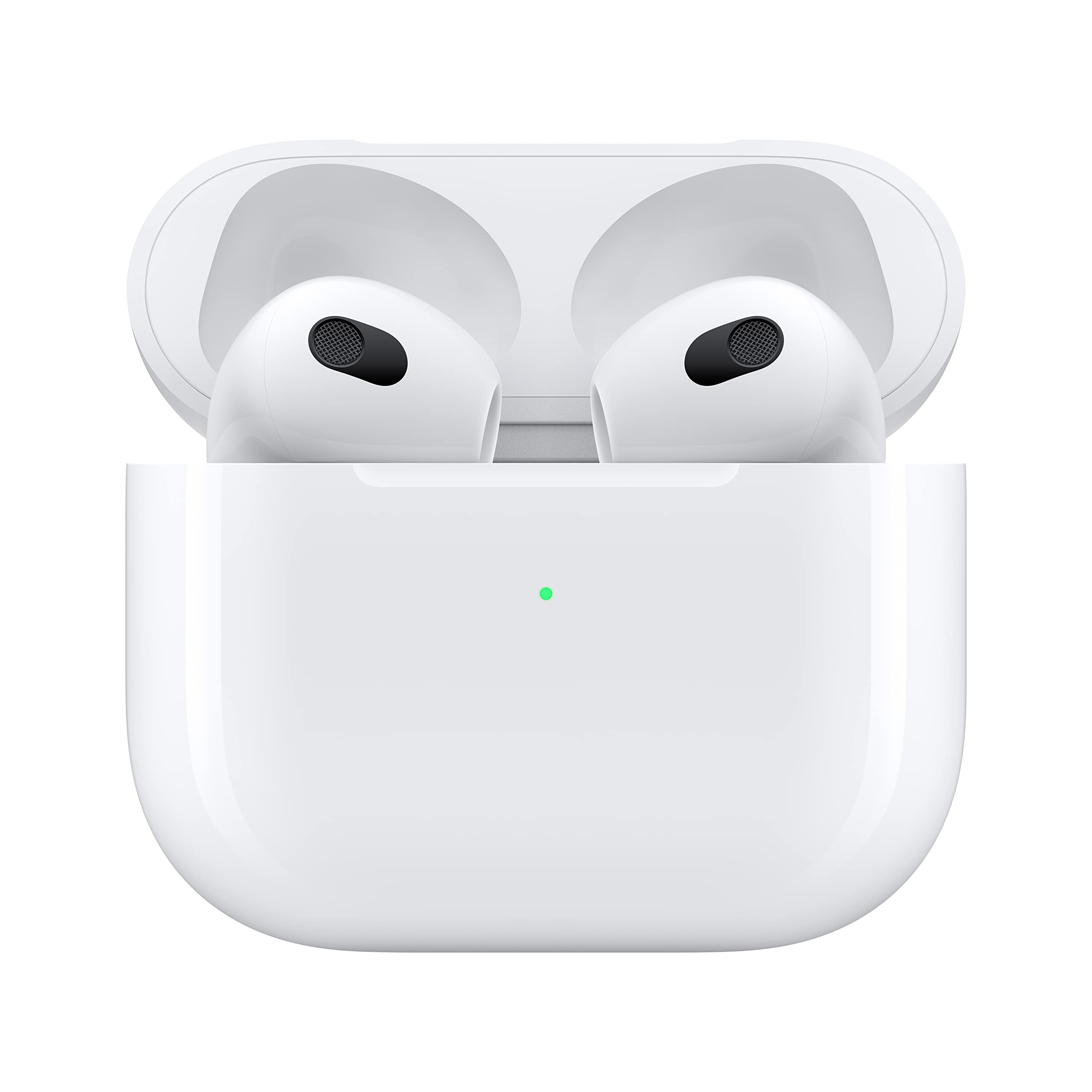 Apple AirPods (3rd Generation) Wireless Earbuds with MagSafe Charging Case. Spatial Audio, Sweat and Water Resistant, Up to 30 Hours of Battery Life. Bluetooth Headphones for iPhone 4