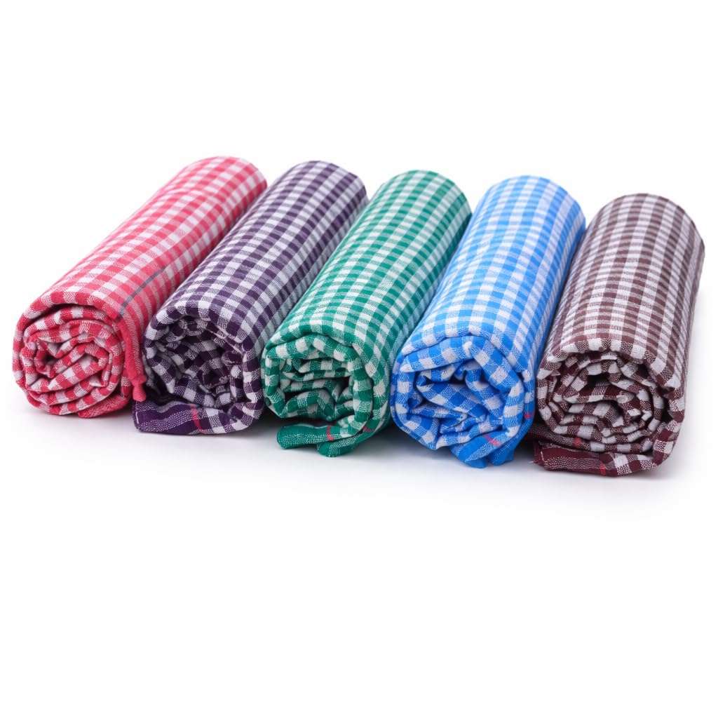 COTTONSUTRA Towels for Men Cotton, Women, Children - Pack of 5 Multicolor Bath Towel Cotton | 28x56 Inch Lightweight Quick Dry Cotton Towels for Bath Women & Men. 1