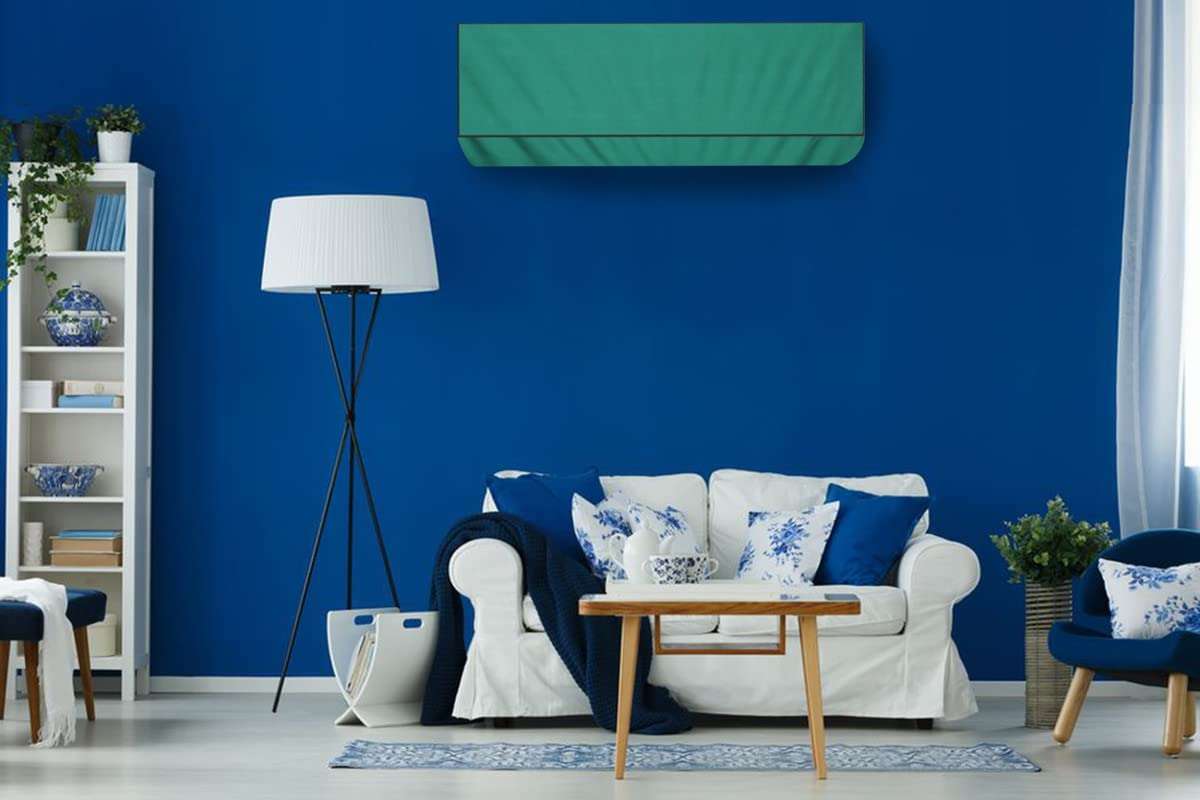 Stylista split ac cover set of indoor and outdoor unit Compatible for 2 Ton SAMSUNG AR24BY4YAWK Green 2