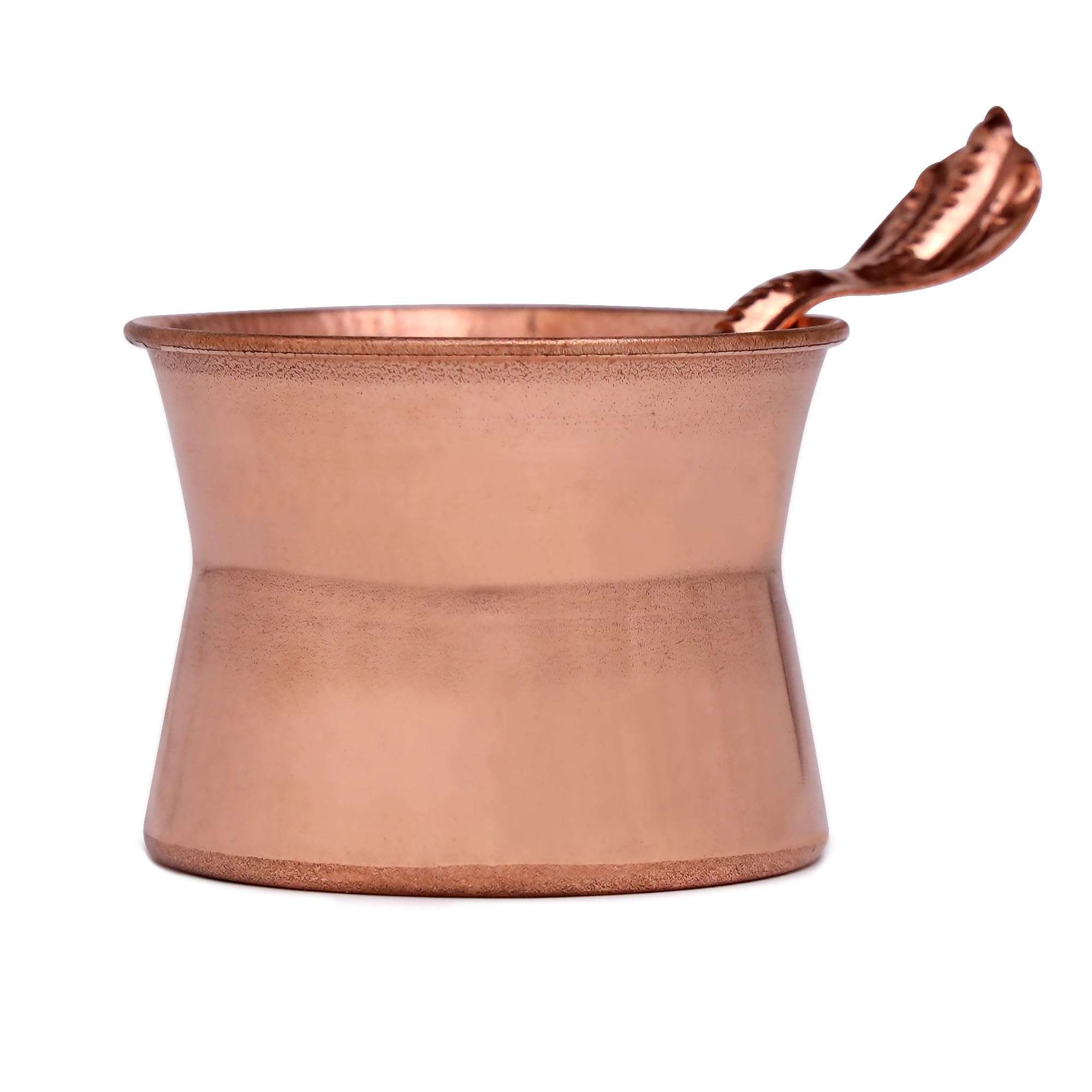 Shubhkart Nitya Copper Panchpatra & Spoon Set – 50g | Traditional Copper Vessel for Hawan, Aarti, and Religious Rituals | Puja Items for Temple & Home | for Home Mandir & Daily Pooja Use 1
