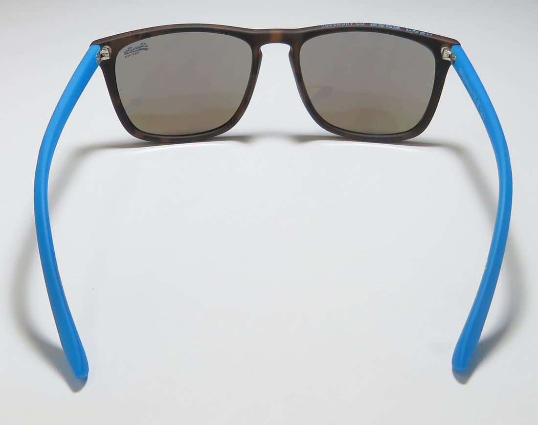 SUPERDRY Mirrored Square Unisex Sunglasses SHOCKWAVE 105 55 17 145 SUN |55| Blue Color Lens 6