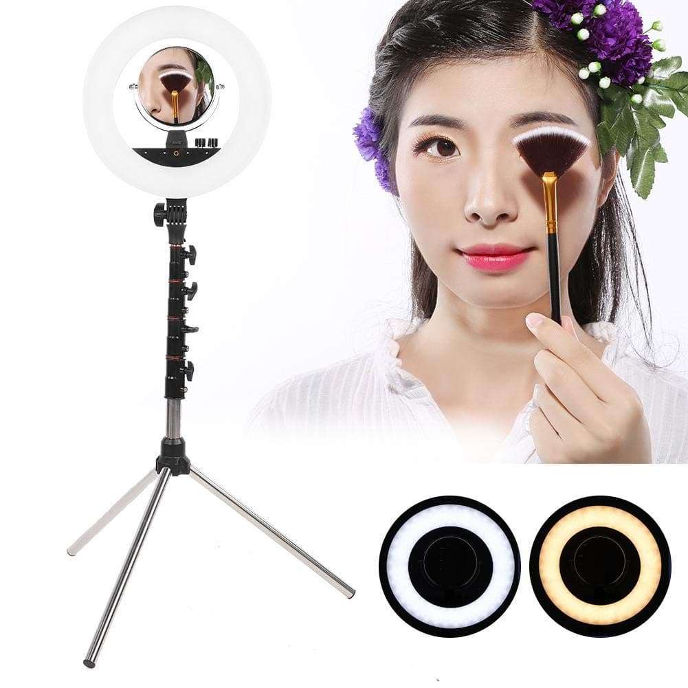 Pangding Valentine's Day Carnival Selfie Fill Light, Fill Light, Adjustable Brightness for Makeup Lovers Make Up Professional Makeup Artist Dress Up(110~240V, U.S. Standard) 5