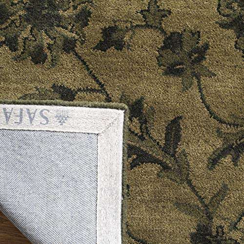 SAFAVIEH Antiquity Collection Accent Rug - 2'3" x 4', Olive & Green, Handmade Traditional Oriental Wool, Ideal for High Traffic Areas in Entryway, Living Room, Bedroom (AT824A) 3