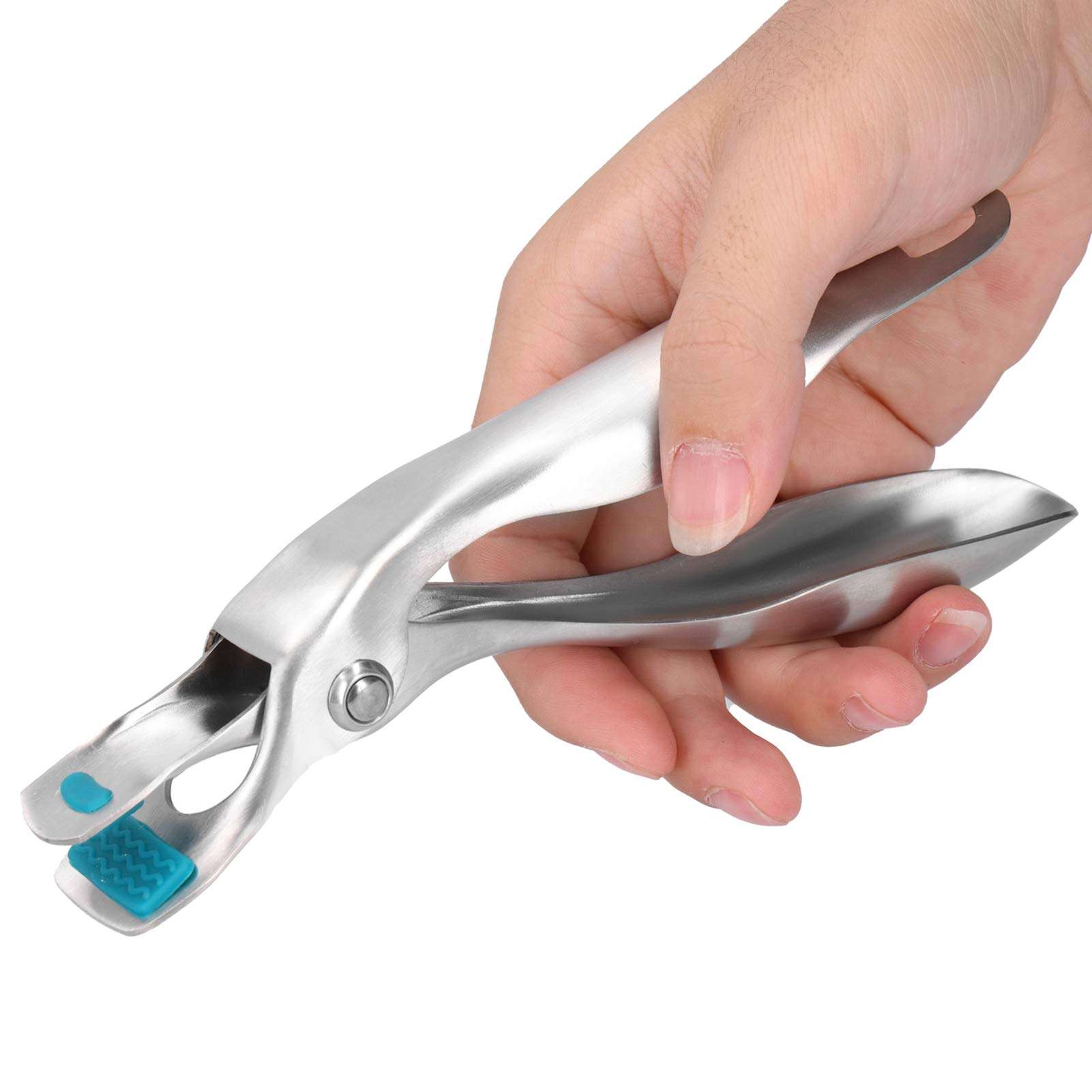 Hot Plate Gripper,Anti Scald Plate Clip Stainless Steel Bowl Dishes Holder Anti Hot Pot Pan Clamp Plate Gripper for Moving Hot Plate or Bowls with Food Out from Instant Pot Microwave Oven 1