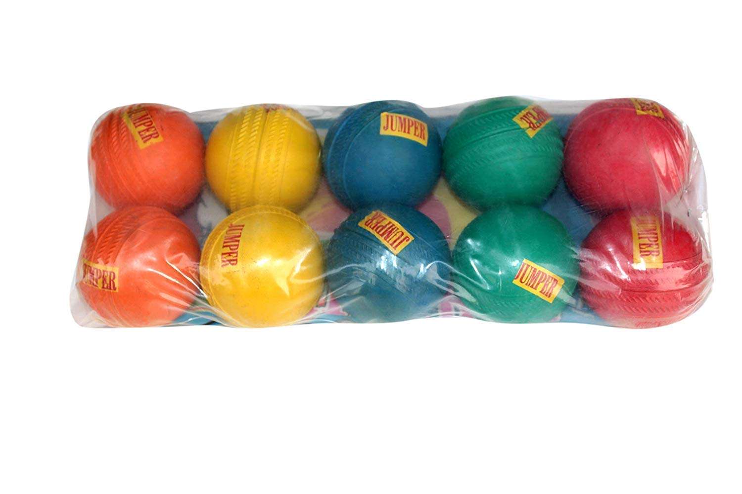 Kansal Light Weight Rubber Jumper Ball for Cricket Training - Pack of 10 4