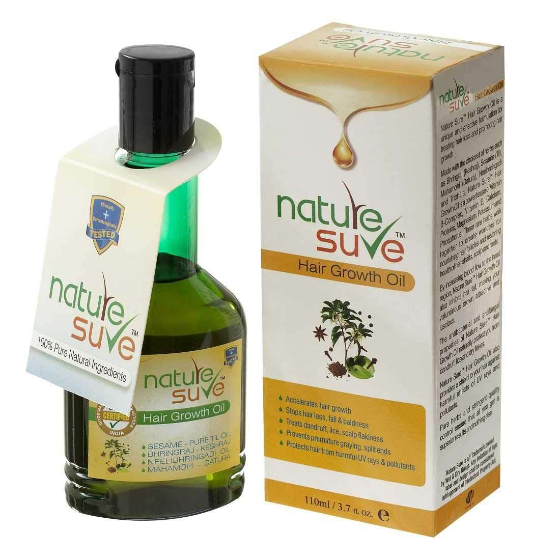 Nature Sure Combo Pack of Kalonji and Hair Growth Oil (100 +100 ml) 4