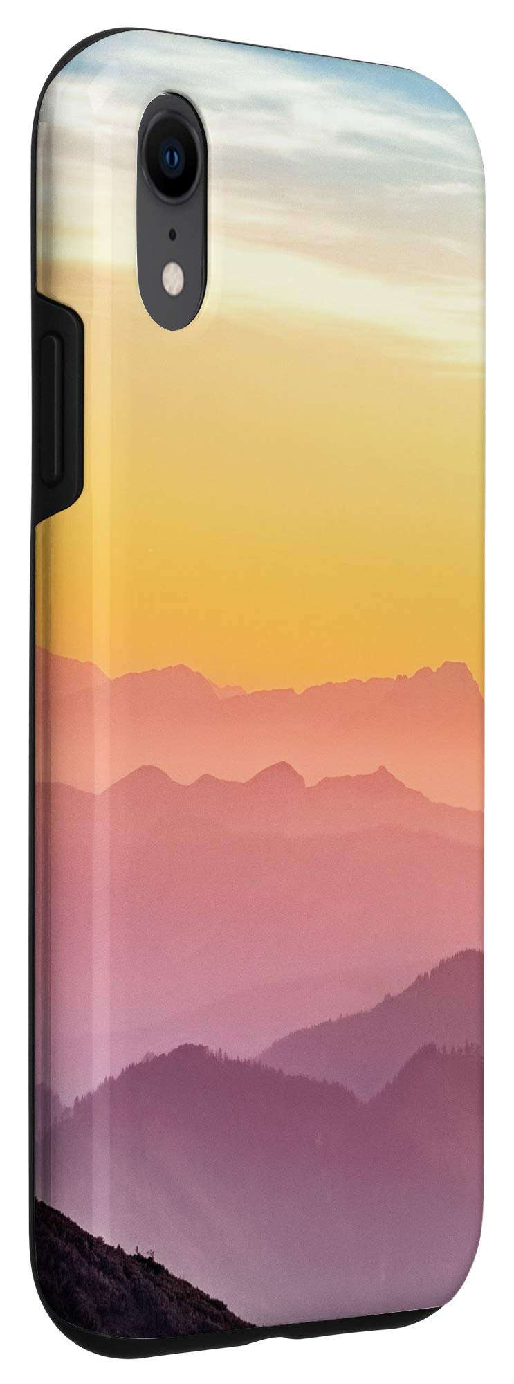iPhone XR Colorful Landscape Scenery Of Sunset Sky And Mountains Case 3
