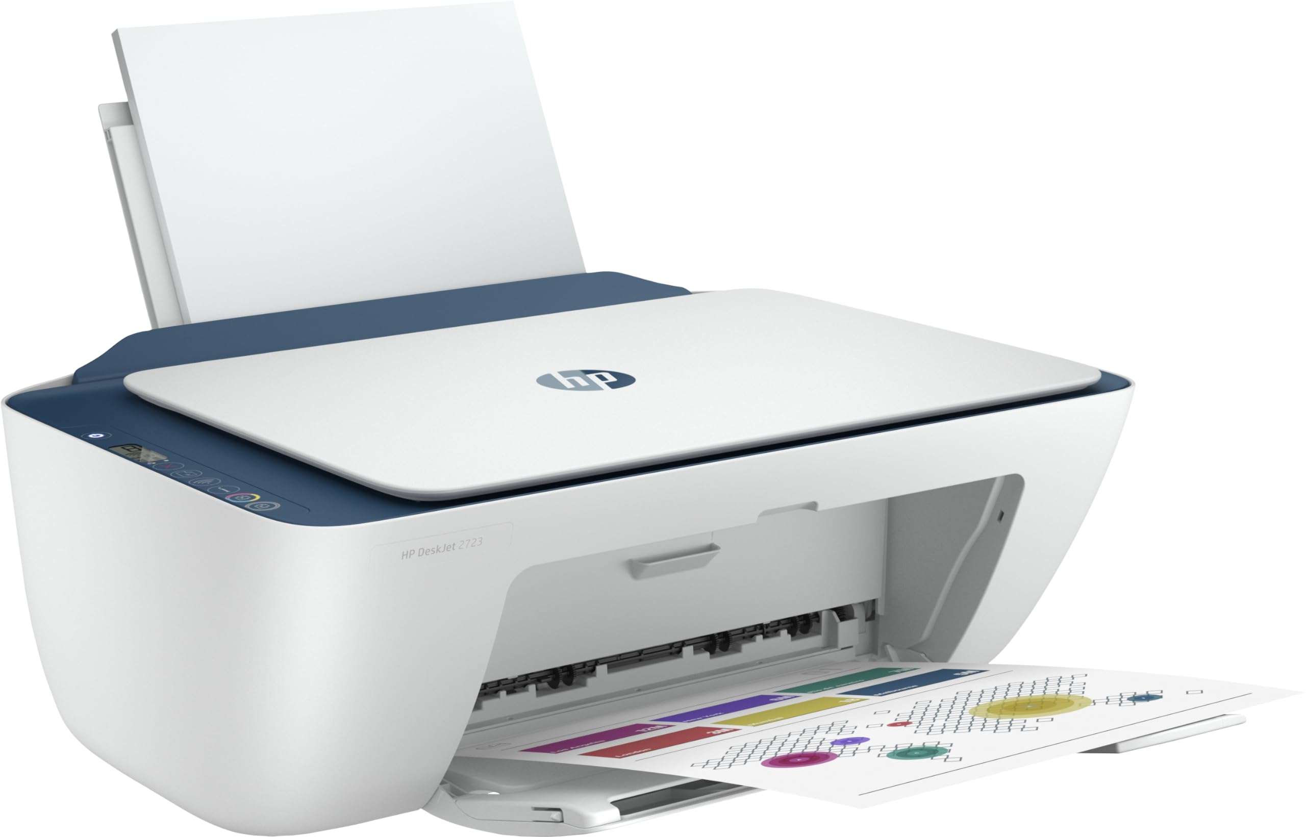 HP Deskjet 2723 Printer, Copy, Scan, Dual Band WiFi, Bluetooth, USB, Simple Setup Smart App, Ideal for Home. 4