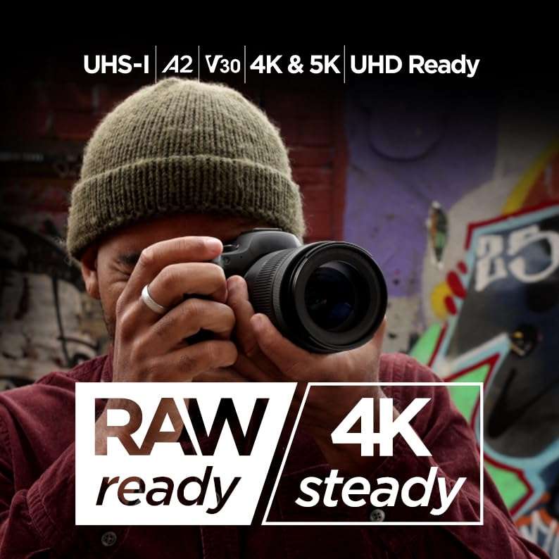 Integral Momentum I 256GB SDXC Card - UHS-I, Up to 210MB/s Read, 180MB/s Write - V30, U3, CL10 - for DSLR, Mirrorless & Camcorders - 4K UHD Video & Burst Mode Ready (256GB) 4