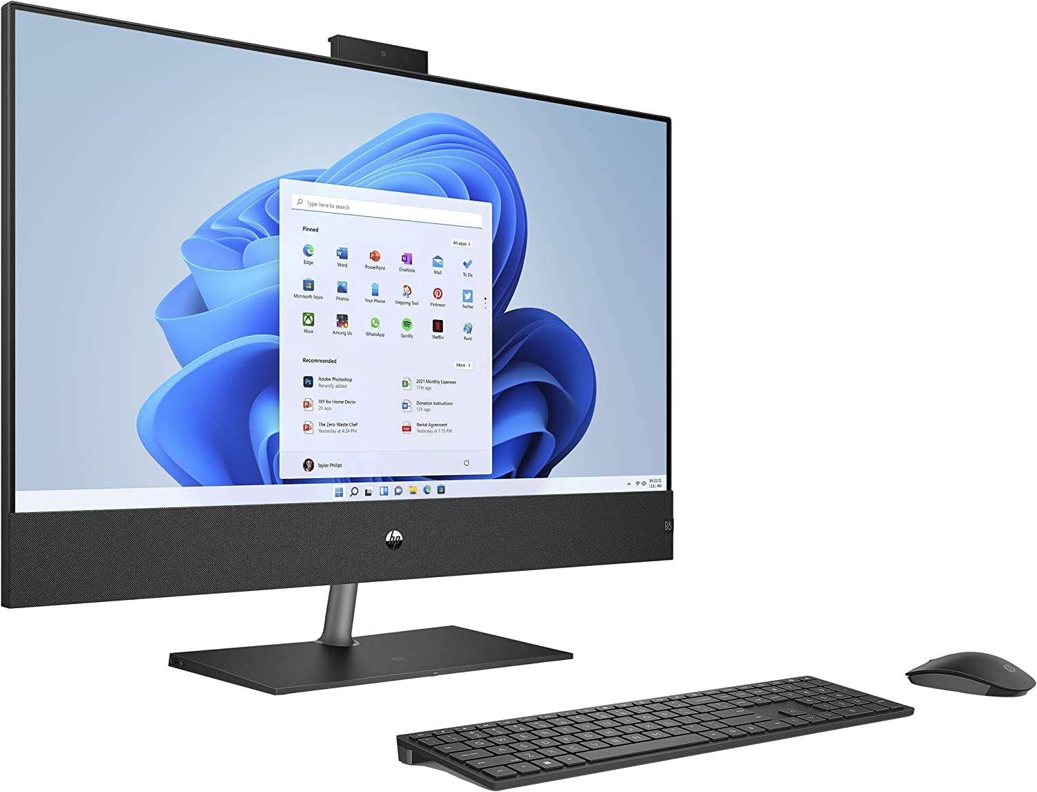 HP Pavilion 32 Desktop 1TB SSD 32GB RAM Win 11 PRO (Intel 12th gen Processor with Six cores and Turbo to 4.20GHz, 32 GB RAM, 1 TB SSD, 31.5" Display, Win 11 PRO) PC Computer Envy All-in-One 1