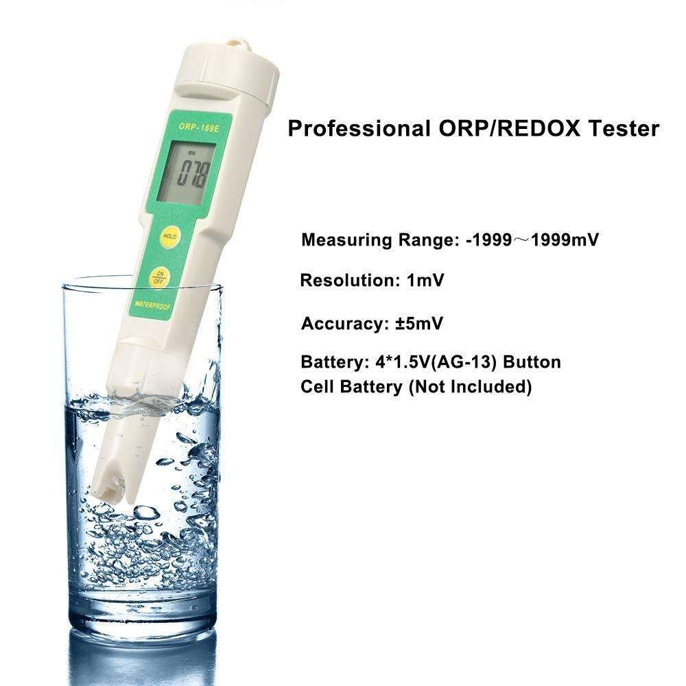 YYONGAO Water Quality Meter, Water Quality Detector - Professional Oxidation Reduction Potential Monitor Analyzer with Digital LCD Display - 6