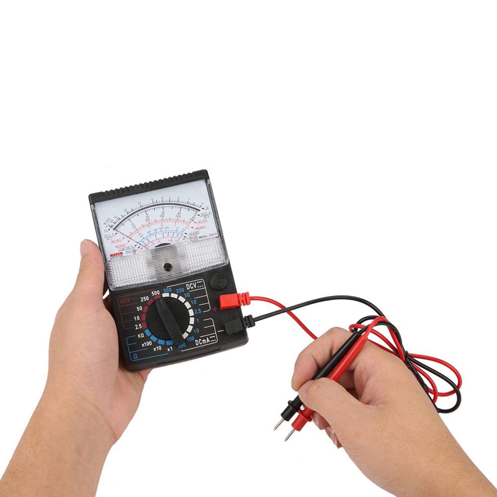 Analog Multimeter, Analog Pointer Multimeter, 18 Grades, 21 Ranges, AC DC Voltage Resistance Testing Instrument, Electric Resistance Tester 2