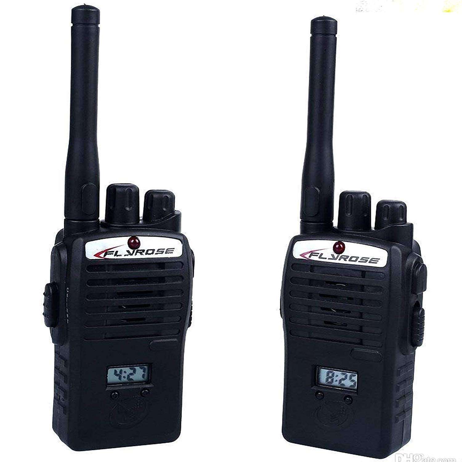 HALO NATION® Kids Walkie Talkie Set Police Style Walkie Talkie with Time Display Good Range and Clear Voice 1