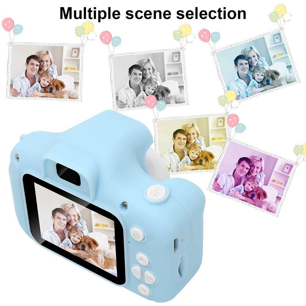Redcolourful Kids Digital Video Camera Mini Rechargeable Children Camera Shockproof 4