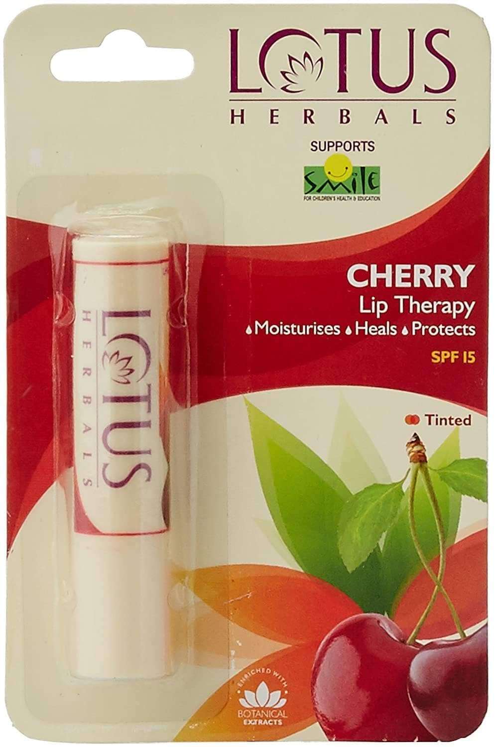 Lotus Herbals Lip Therapy Cherry, 4g (Pack of 2) 3