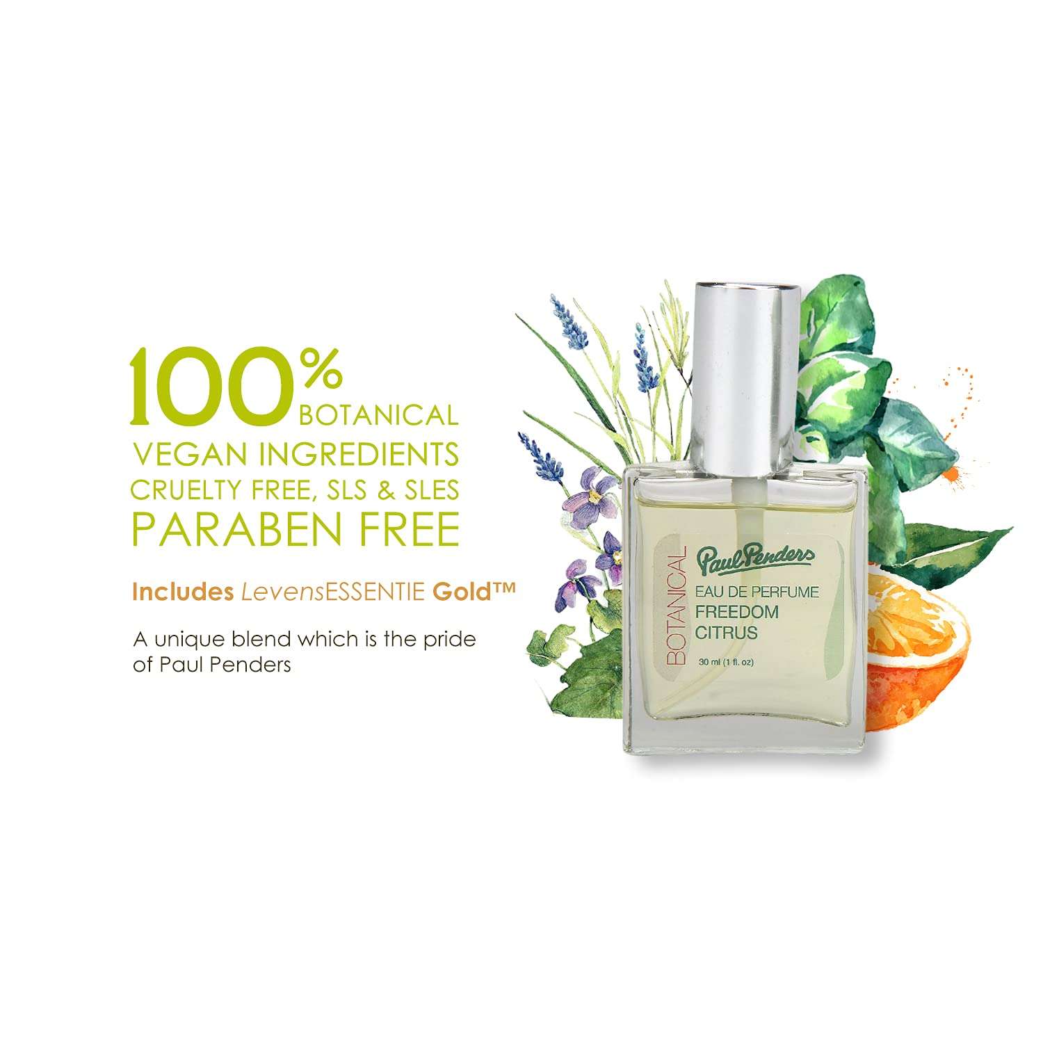 Paul Penders Eau De Perfume Freedom (Citrus Floral Zests) | Fruity Citrus & Fresh Floral Notes 30ml 5