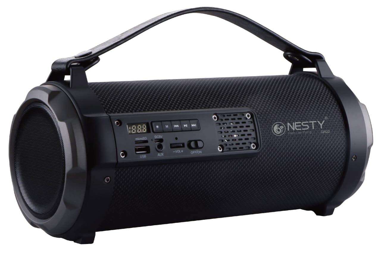 Nesty GR22 New 8.8 Watts Bluetooth Portable Speakers (Black) 1