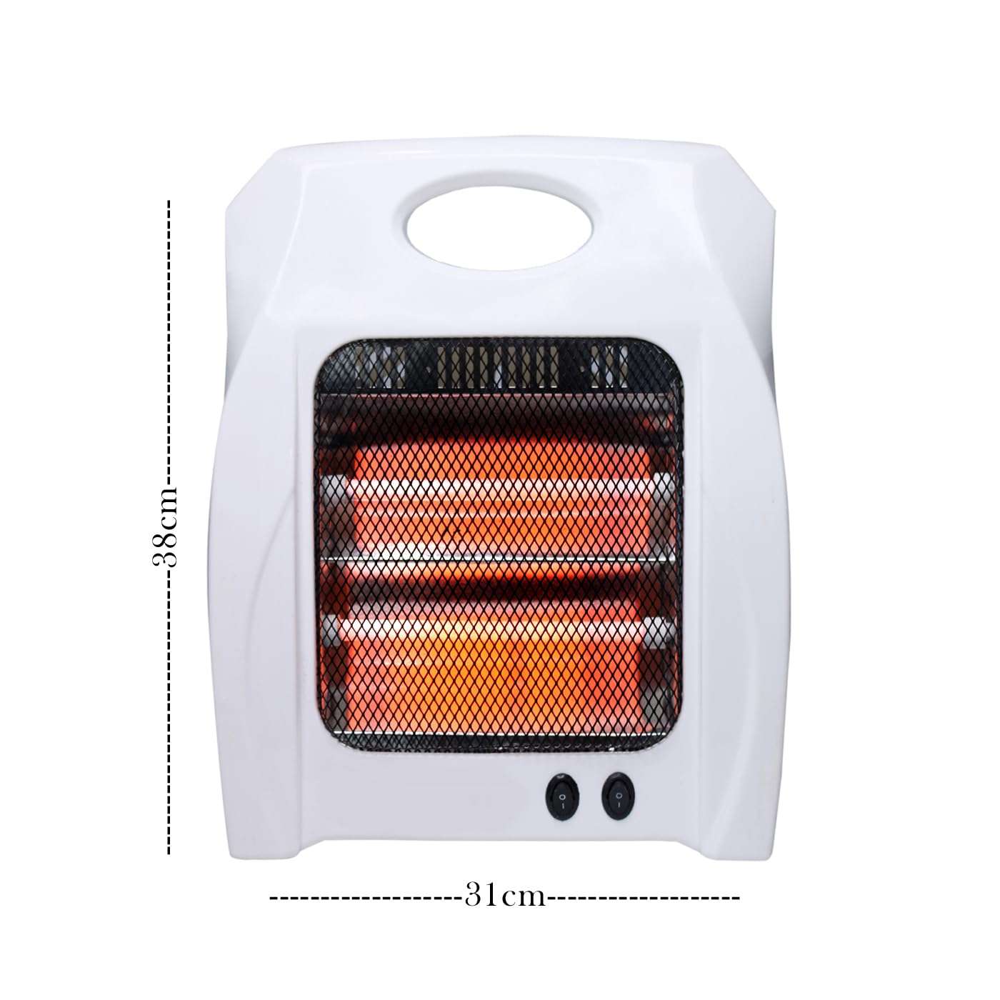 Majik Fan Heater for Winter Room Heating| Portable Room Heater Blower for Home Room, Bedroom, Office 400/800 Watts 3