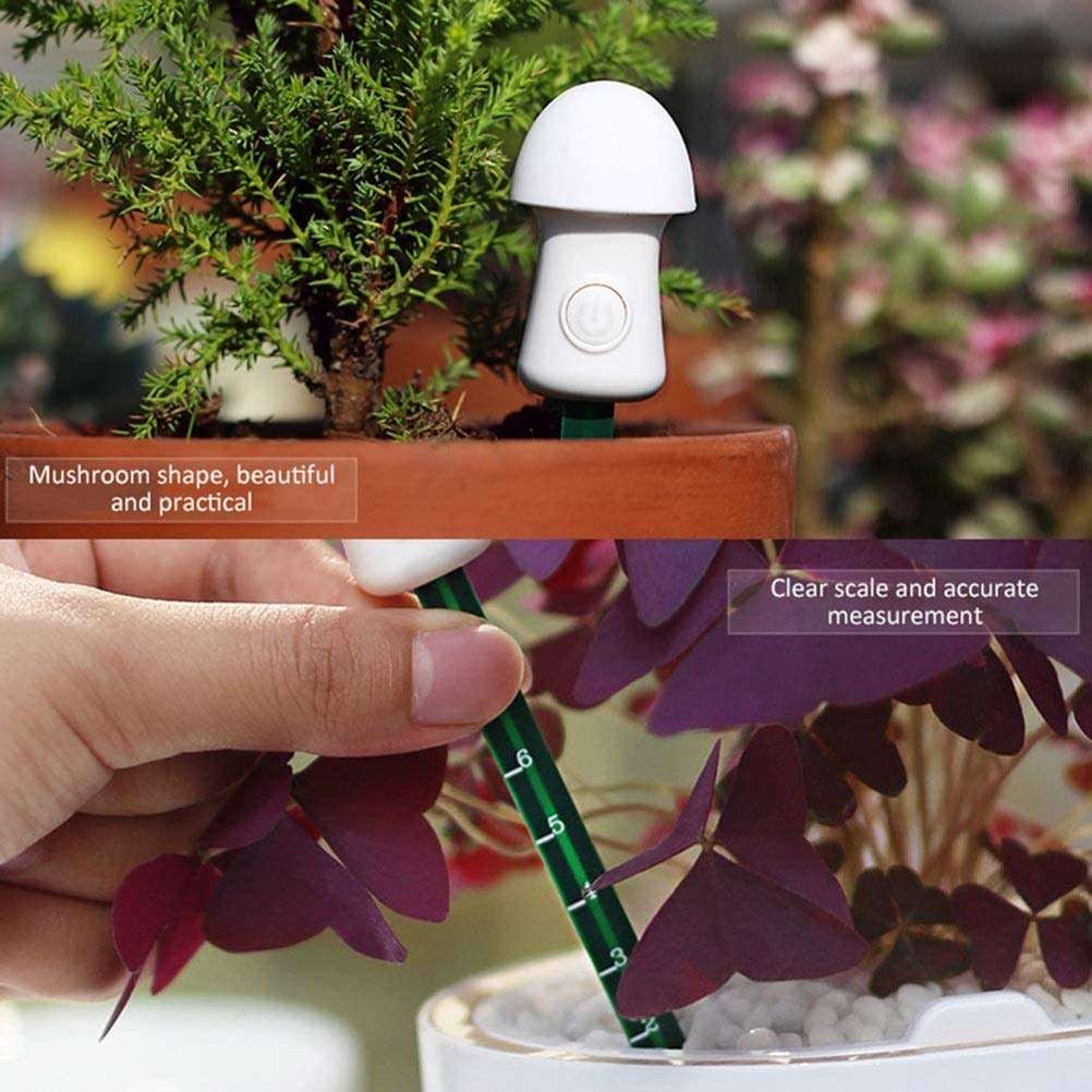 AGFXN - Bar Stools Soil Moisture Meter Watering Alarm, Plant Watering Alarm Water Tester for Planter Water Remind Warning (Color : Green) 4