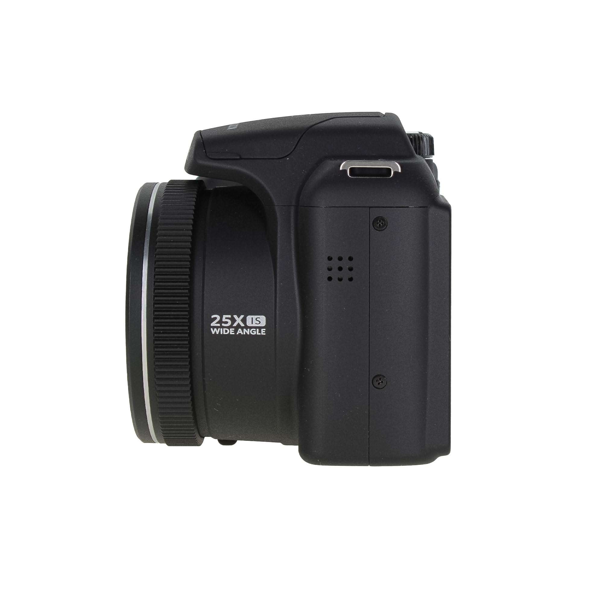 Kodak Pixpro AZ255 Digital Camera in Black (AZ255BK) Bundle Including: 128 GB Memory Card, Rechargeable Batteries, Case, Flexible Tripod, Neck Strap, Lens Caps, Full Cleaning Kit, More Accessories 6