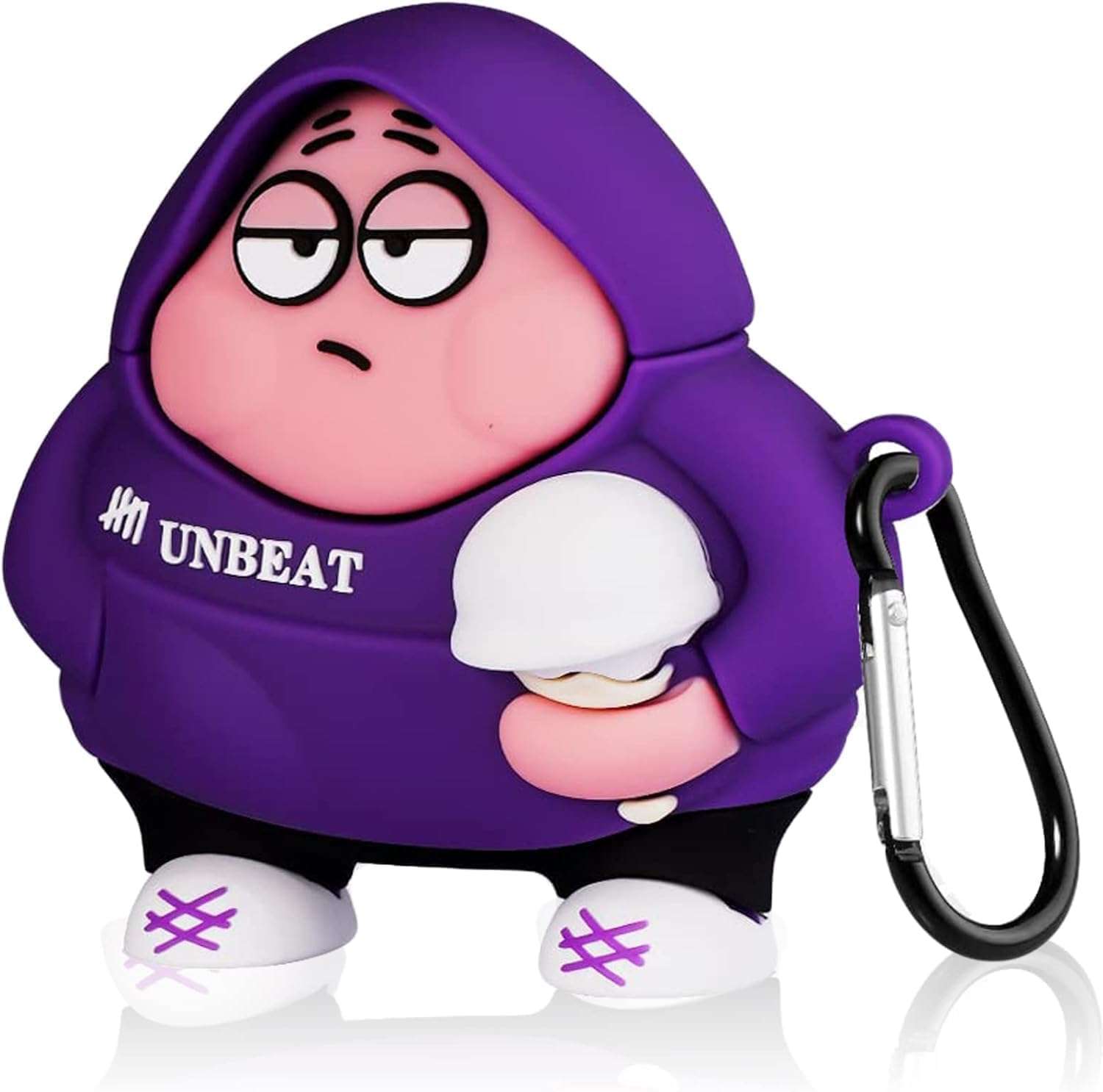 KHR Silicone Case Cover for AirPods 4 (2024), Cute Cartoon Characters Design Case with Keychain for AirPods 4 / AirPods 4 with Active Noise Cancellation (Unbeat) 1