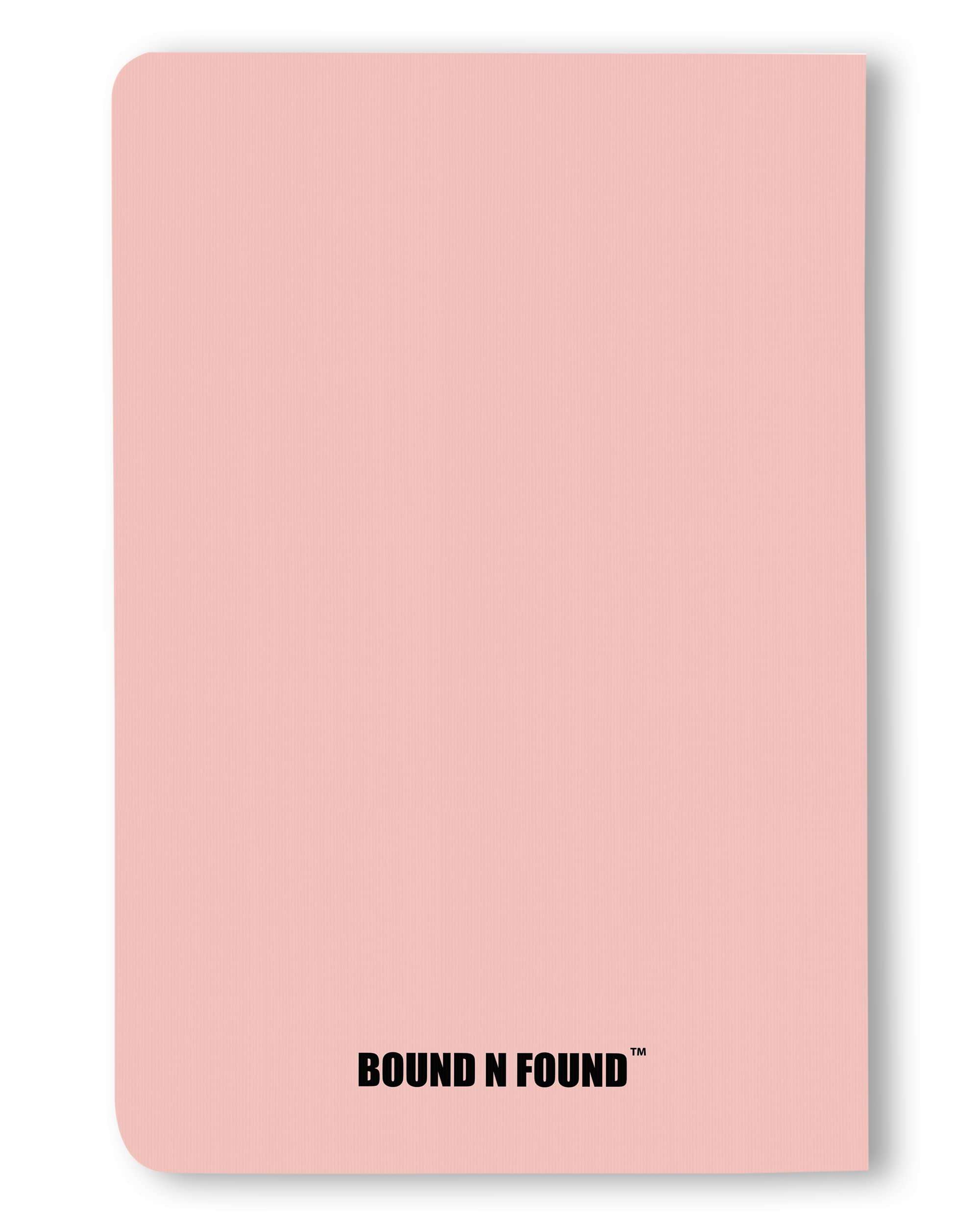 BOUND N FOUND 100 GSM A5 Dot Grid Journal Diary for Girls: 160 Pages (Stay Positive) 6