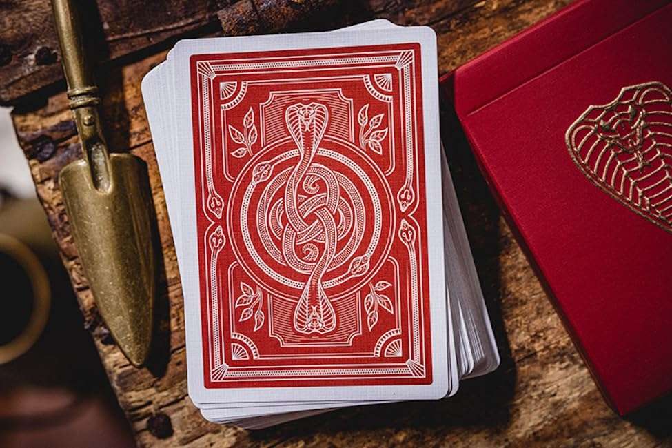 SYNCSPIKE Cobra Playing Cards - A Premium Deck for Card Game, Migicians, Cardistry 6