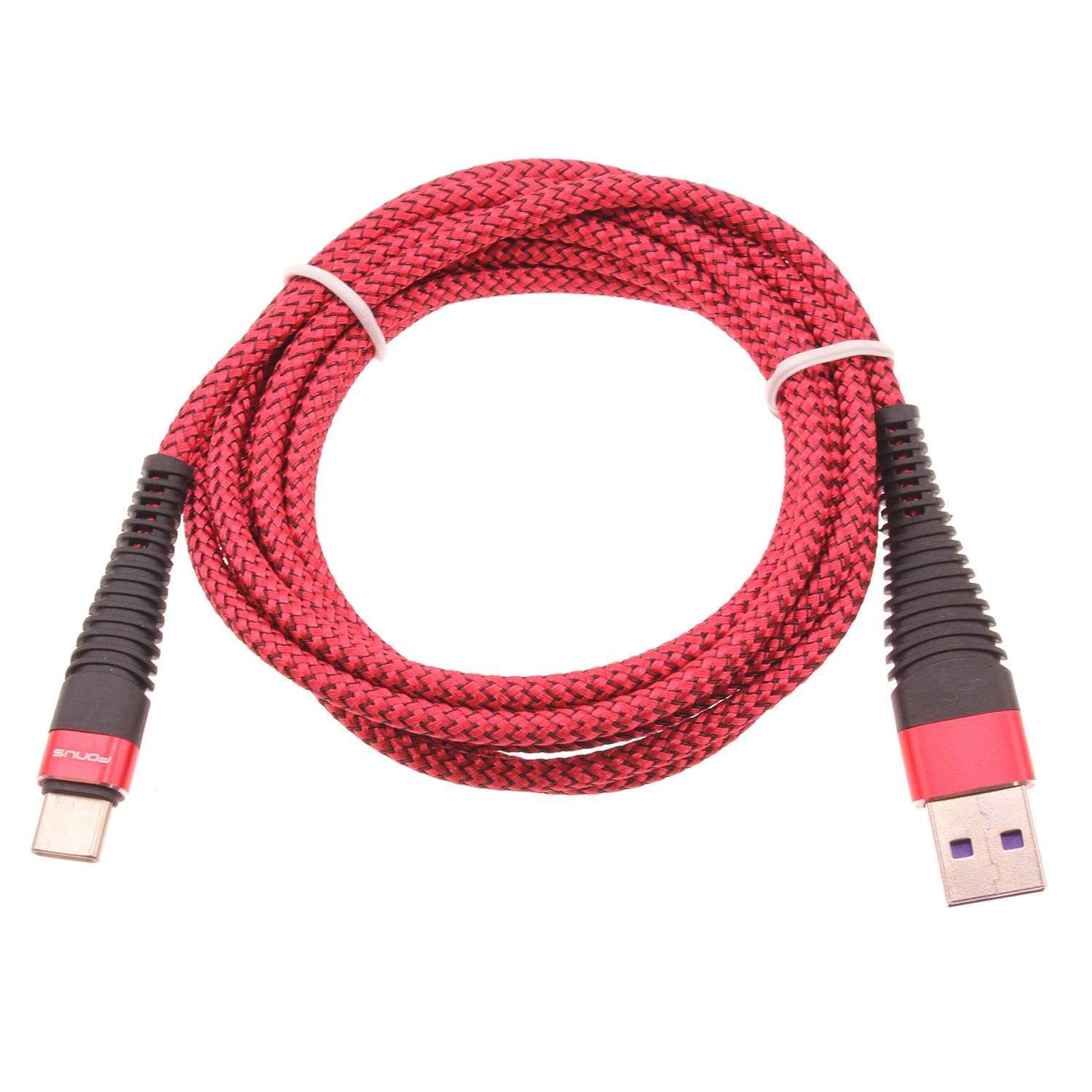 10ft USB Cable Type-C Charger Cord Compatible with Amazon Kindle Paperwhite Kids (11th,12th Gen 2021,2024), Power Wire USB-C Long Red Braided 1