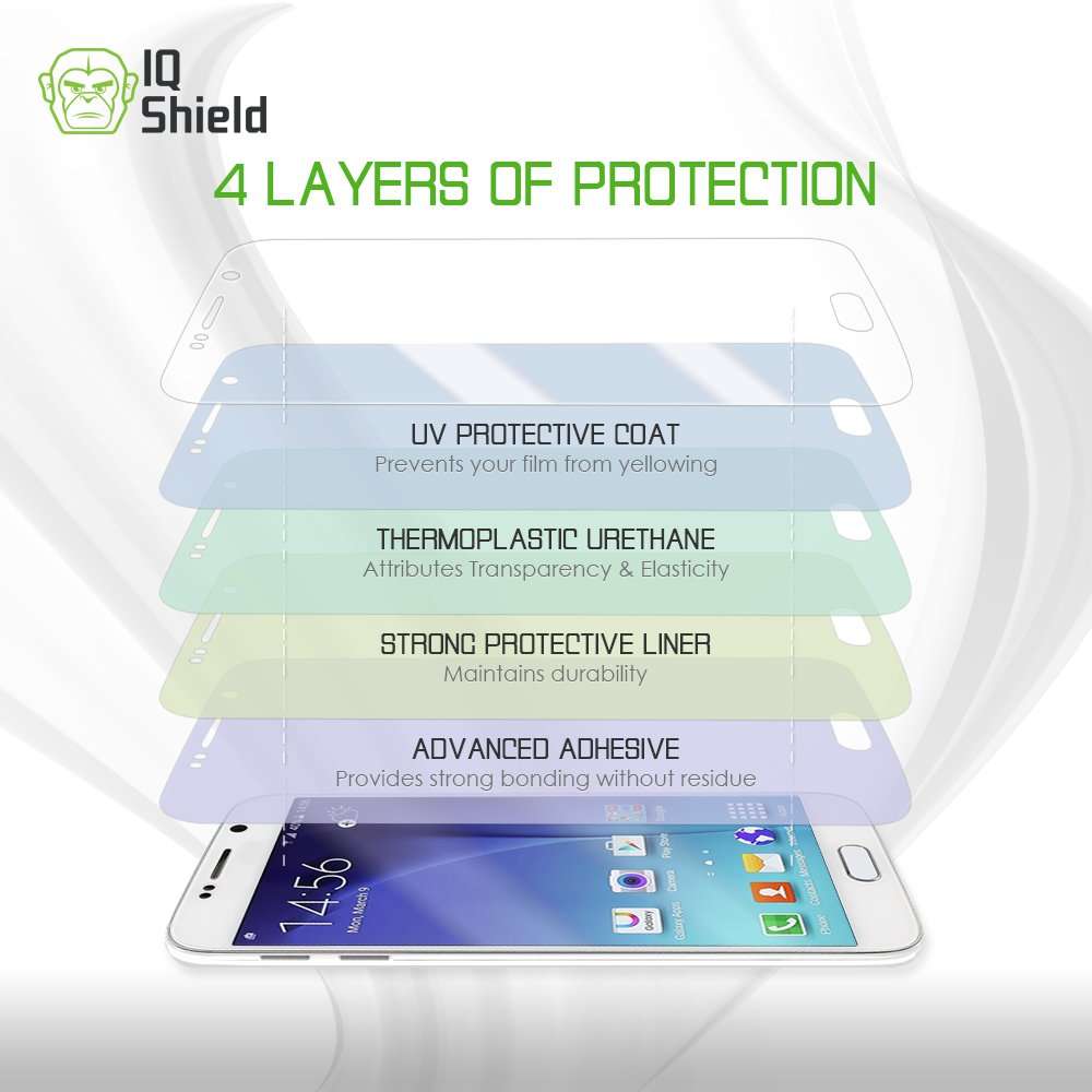 IQShield Screen Protector Compatible with Acer Switch V 10 LiquidSkin Anti-Bubble Clear TPU Film 3