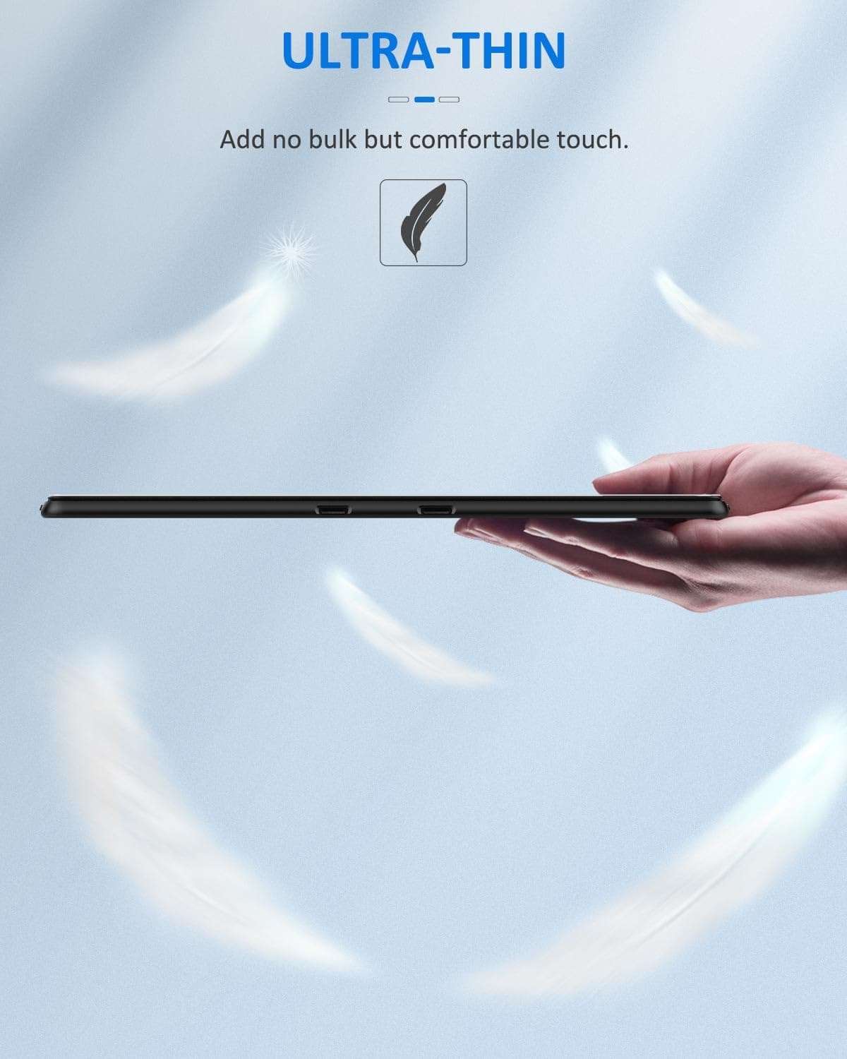 MoKo Tablet Back Skin Stick Decal for Microsoft Surface Pro 9 2022 / Pro 8 2021 Release Tablet - 13 Inch, PU Leather Protective Decal Body Skin Cover for Surface Pro 9/8 13", BlueStarrySky 6