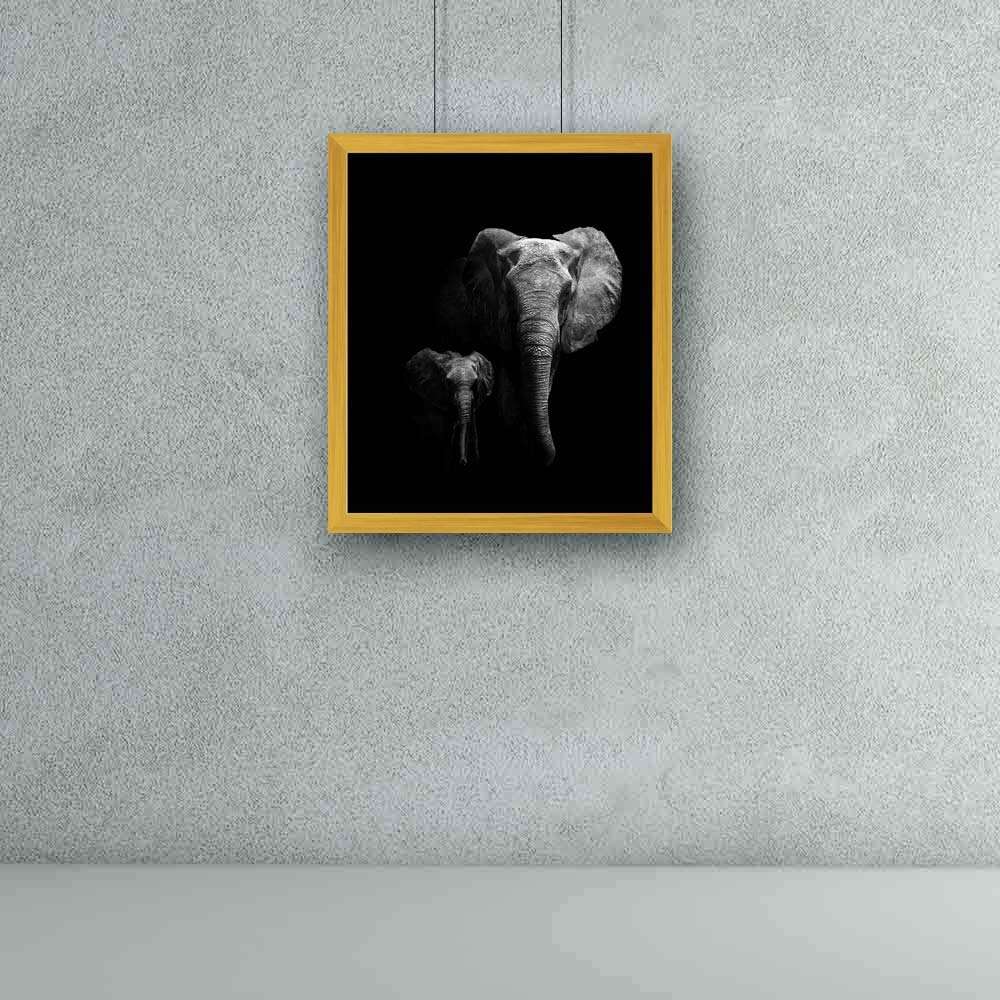 ArtzFolio Mother Walking with Her Baby Tabletop Painting Golden Frame 10 x 11.5 inch (25 x 29 cms) 6
