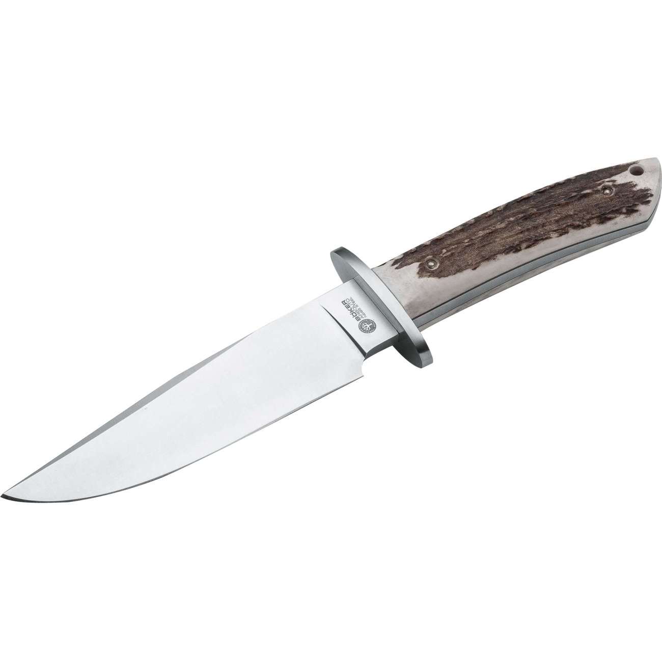 Boker Arbolito 02BA593H Esculta Stag Fixed Blade Knife with 5-3/4 in. Bohler N695 Steel Blade 1