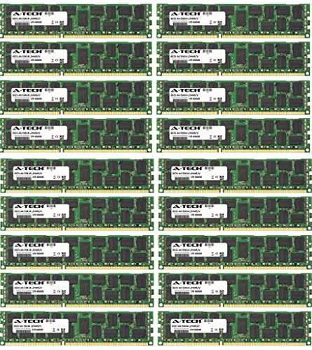 144GB KIT (18 x 8GB) for Intel SR Series SR1670HV. DIMM DDR3 ECC Registered PC3-10600R 1333MHz Single Rank Server Ram Memory. Genuine A-Tech Brand.