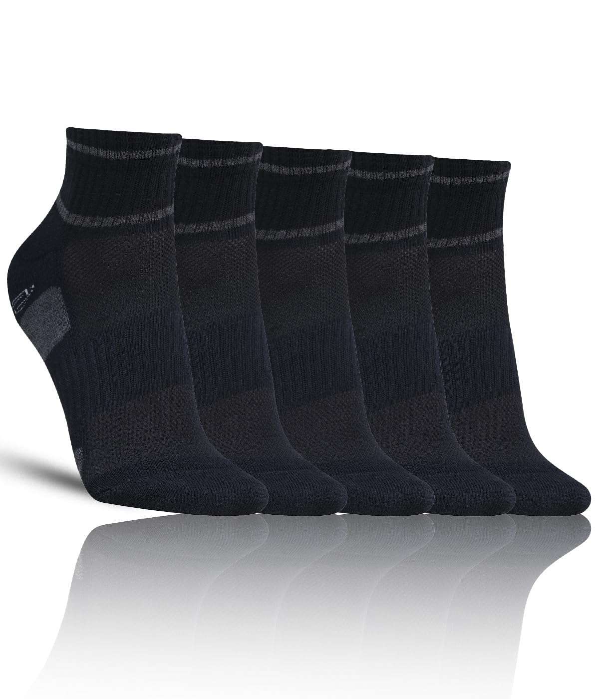 Dollar Sports Ankle Length Cotton Socks For Men's In (Pack of 5) 1